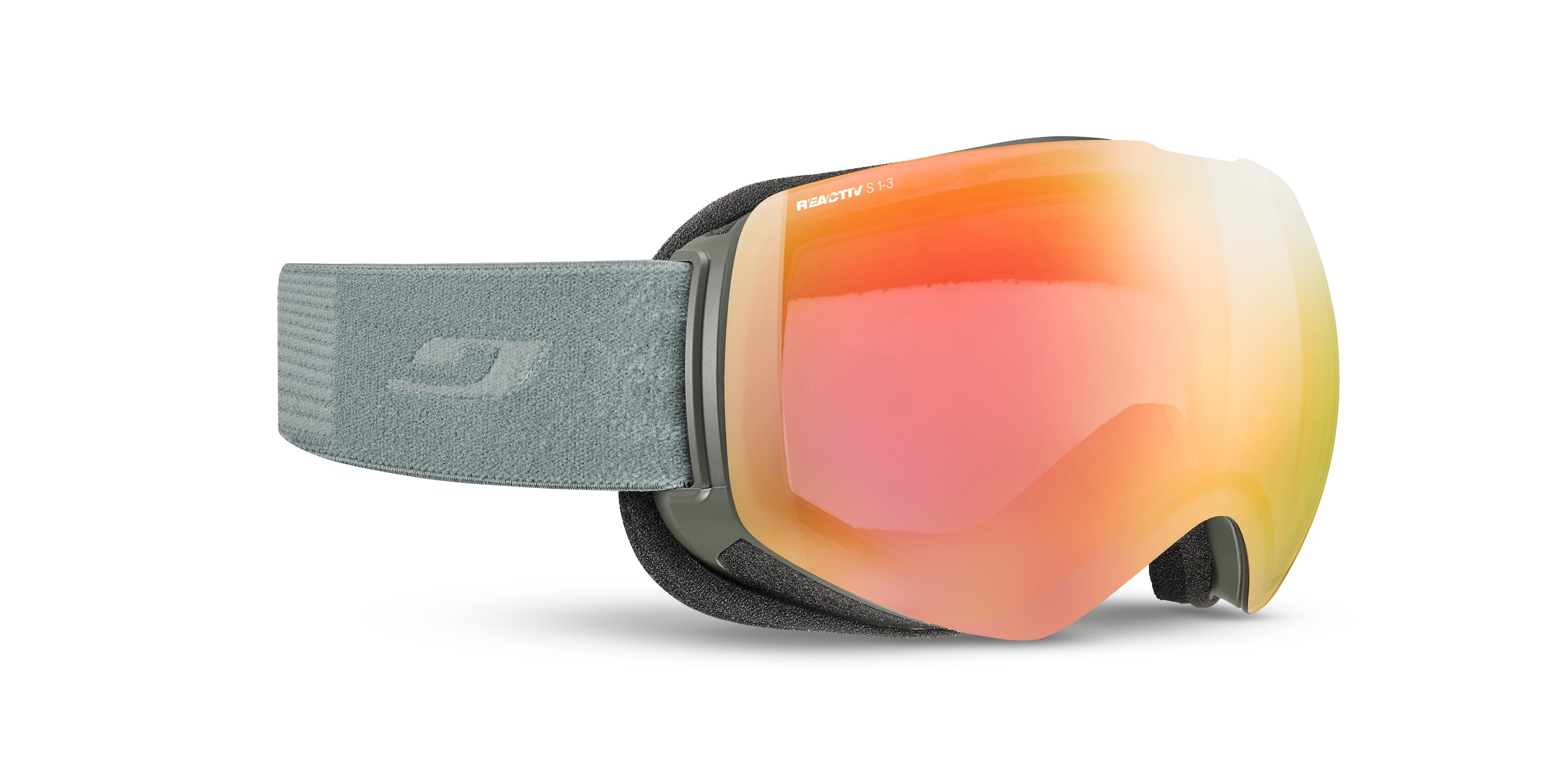 Julbo J7669 Unisex-Skibrille Vollrand Monoscheibe Kunststoff-Gestell, Grün