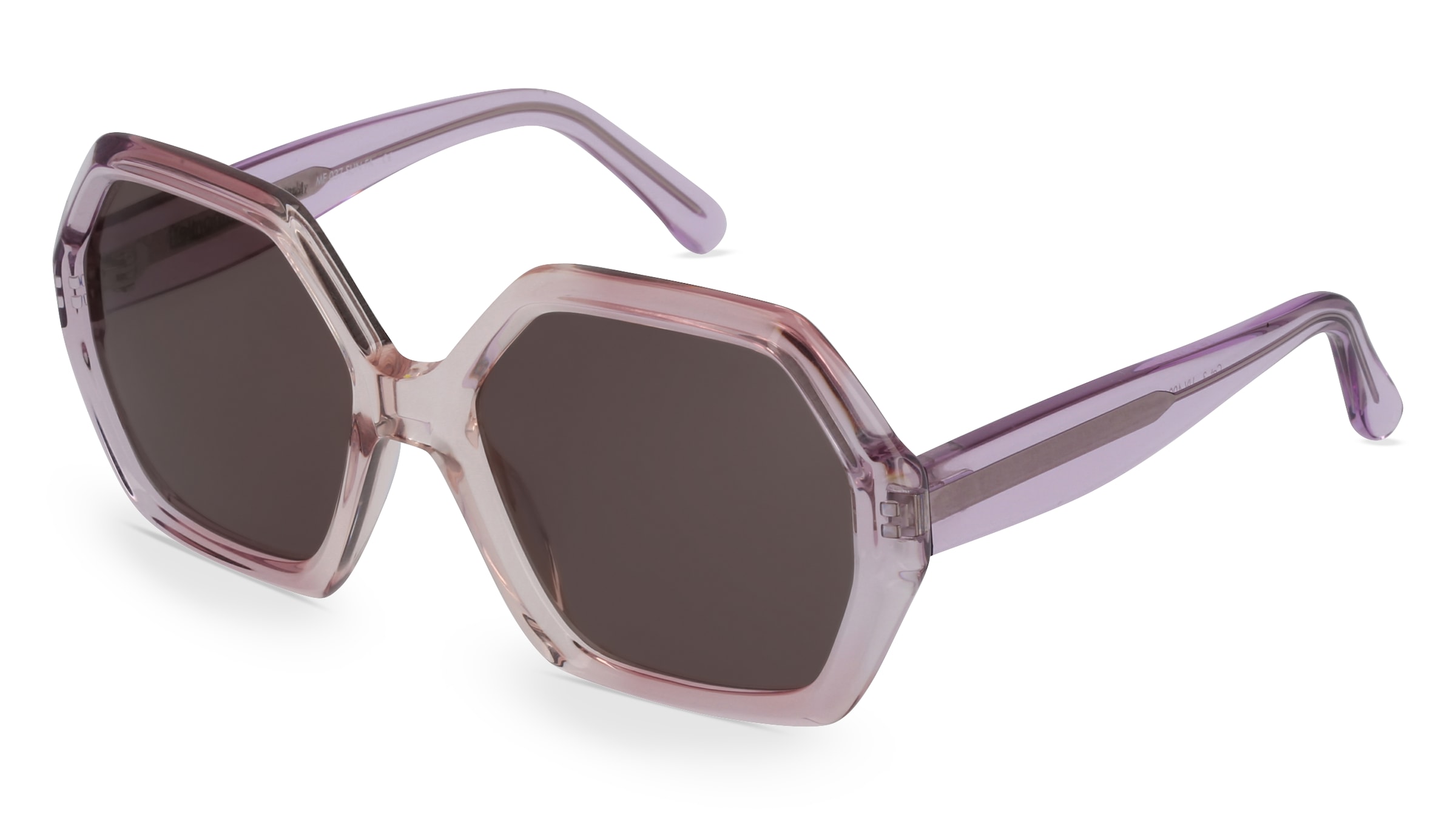 Fielmann MF 037 SUN FA Damen-Sonnenbrille Vollrand Quadratisch Acetat-Gestell, Pink