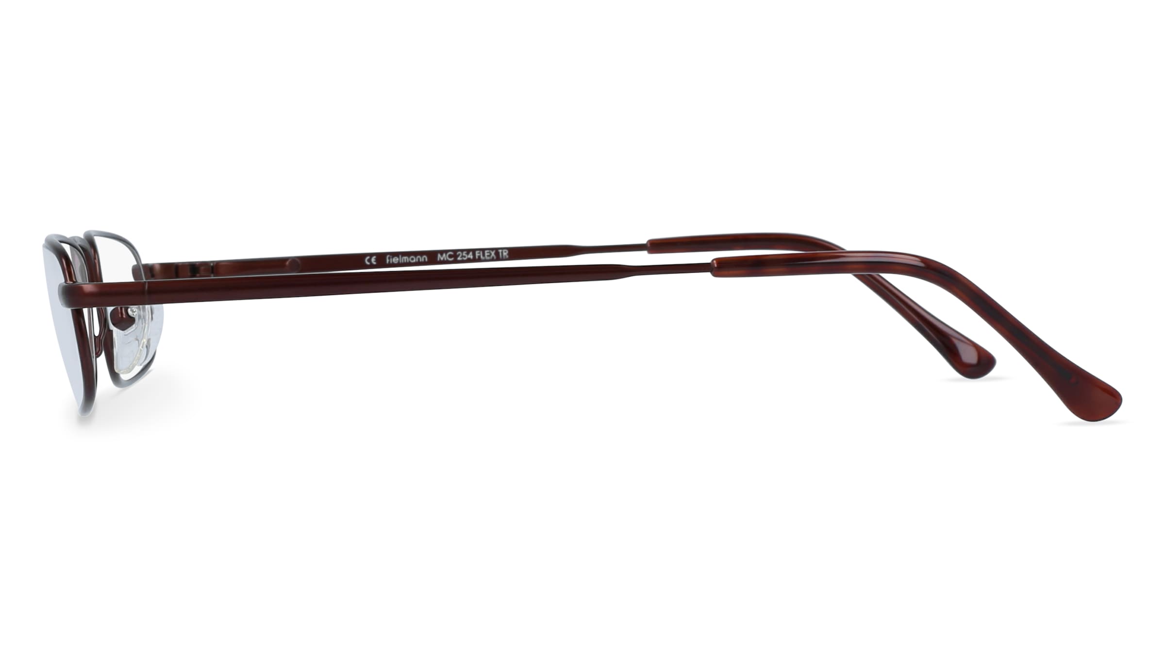 Thumbnail - Fielmann MC 254 FLEX TR Herren-Brille inkl. Gläser Vollrand Schmal Metall-Gestell 49mm/21mm/145mm, braun