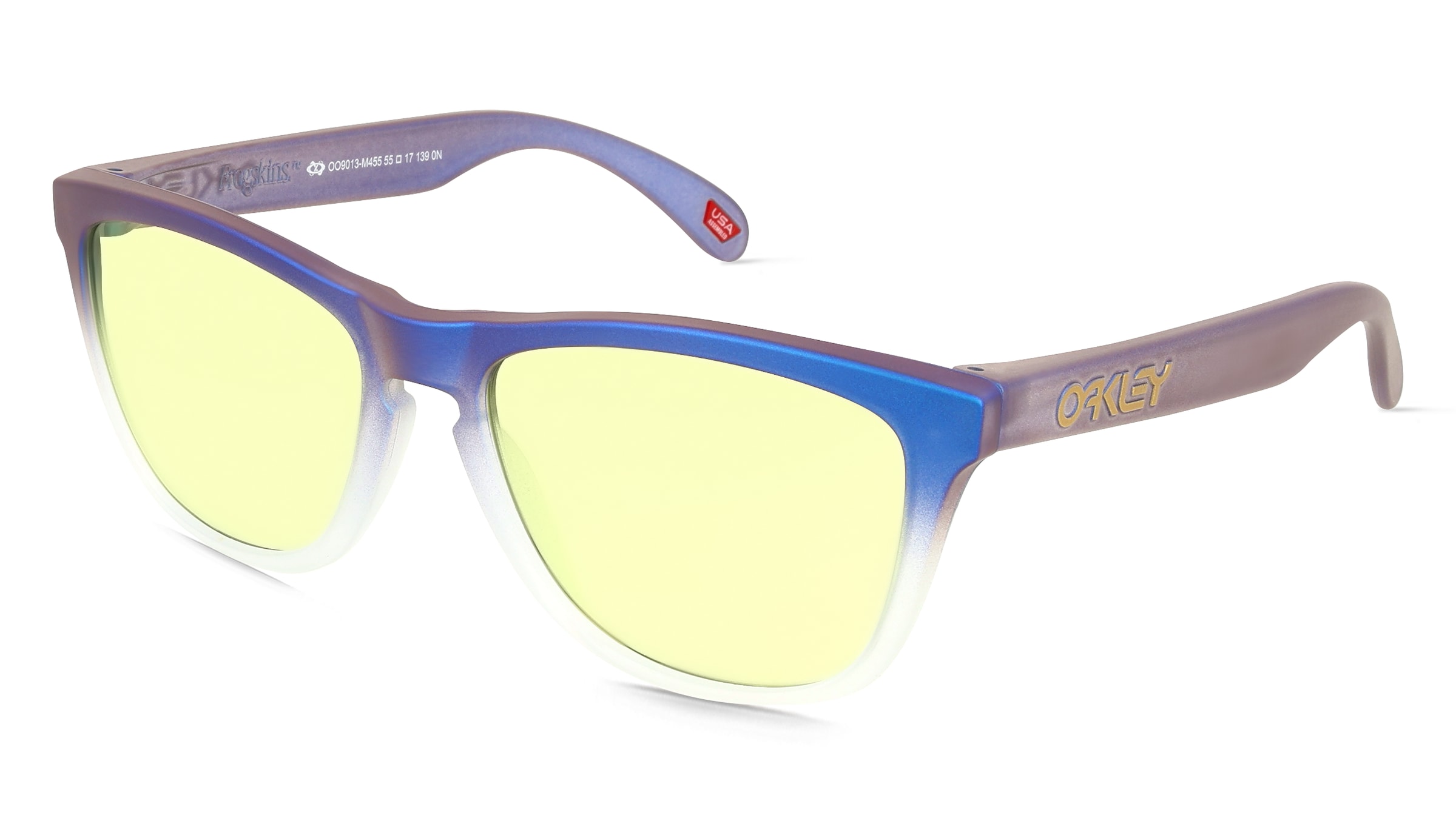 Oakley OO9013 FROGSKINS Herren-Sonnenbrille Vollrand Quadratisch Kunststoff-Gestell, Blau