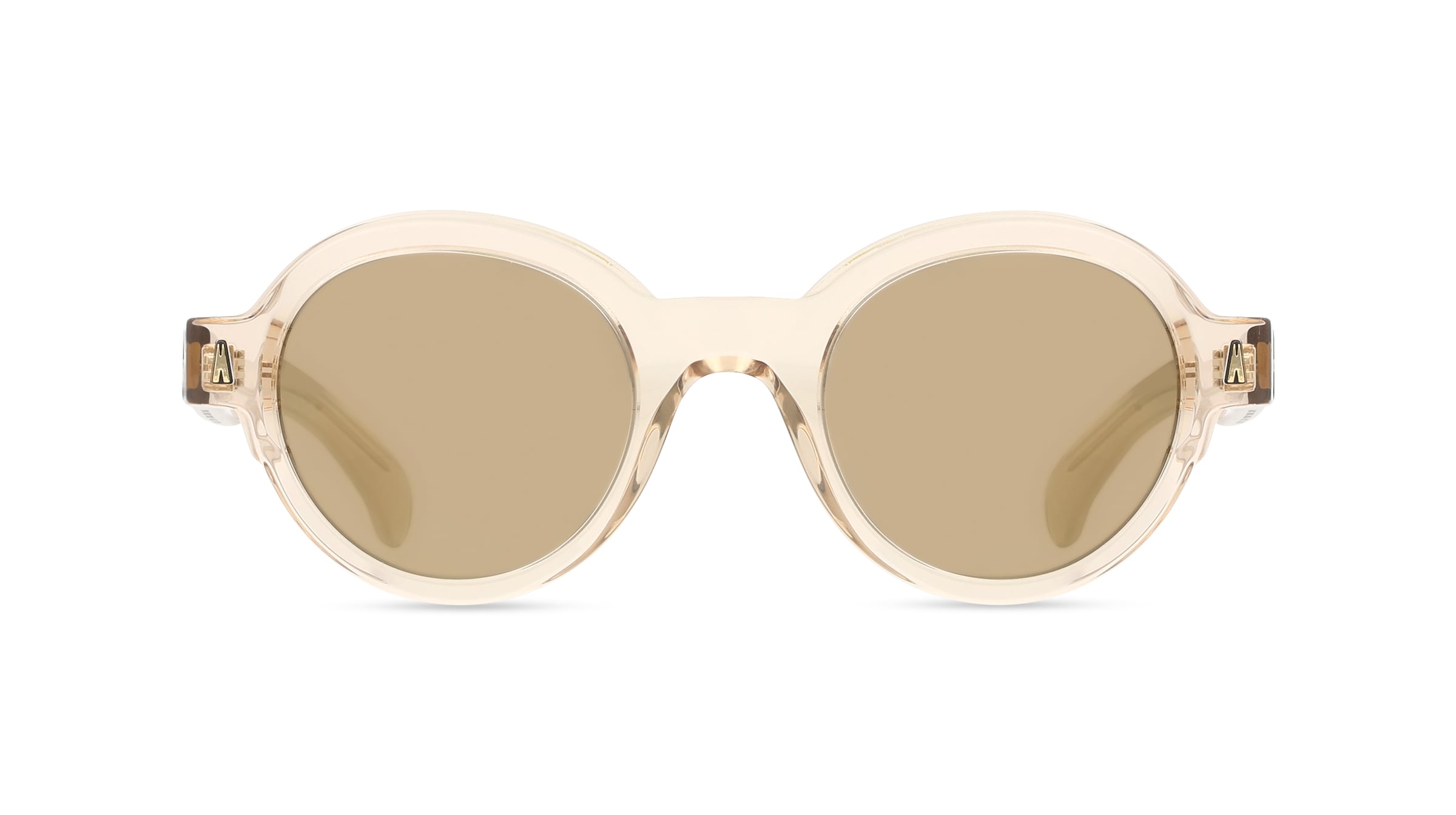 Moncler ME6003 RONDOSA Unisex-Sonnenbrille Vollrand Rund Acetat-Gestell, gelb