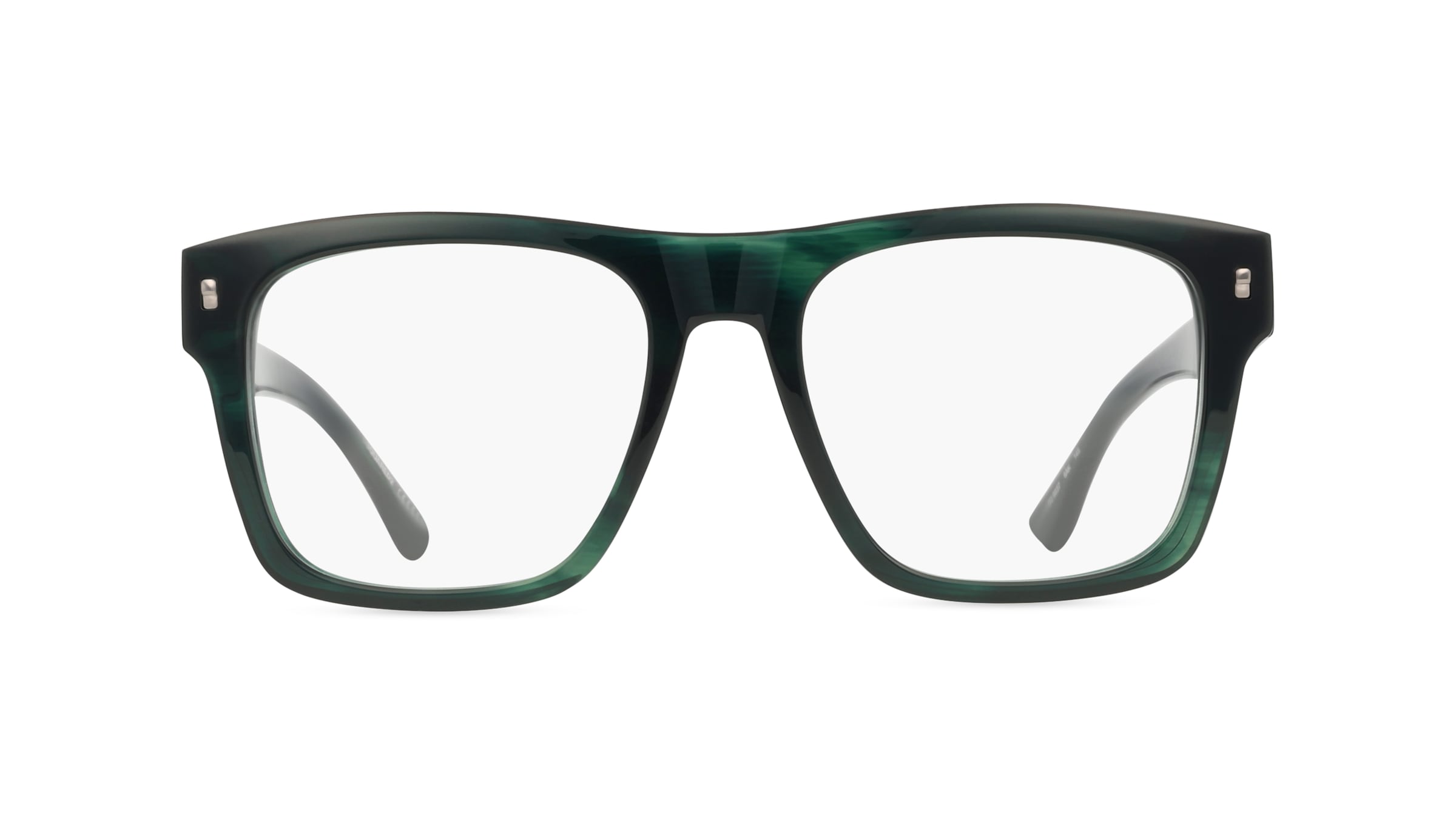 Dsquared2	 D2 0037 Herren-Brille inkl. Gläser Vollrand Eckig Acetat-Gestell 53mm/18mm/145mm, grün