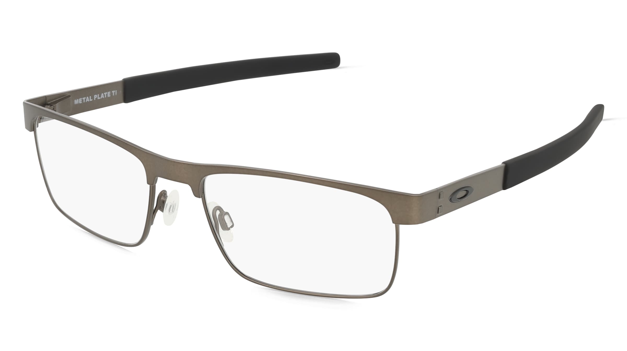 Oakley OX5153 Herren-Brille inkl. Gläser Vollrand Quadratisch Titan-Gestell 56/18/138, Grau