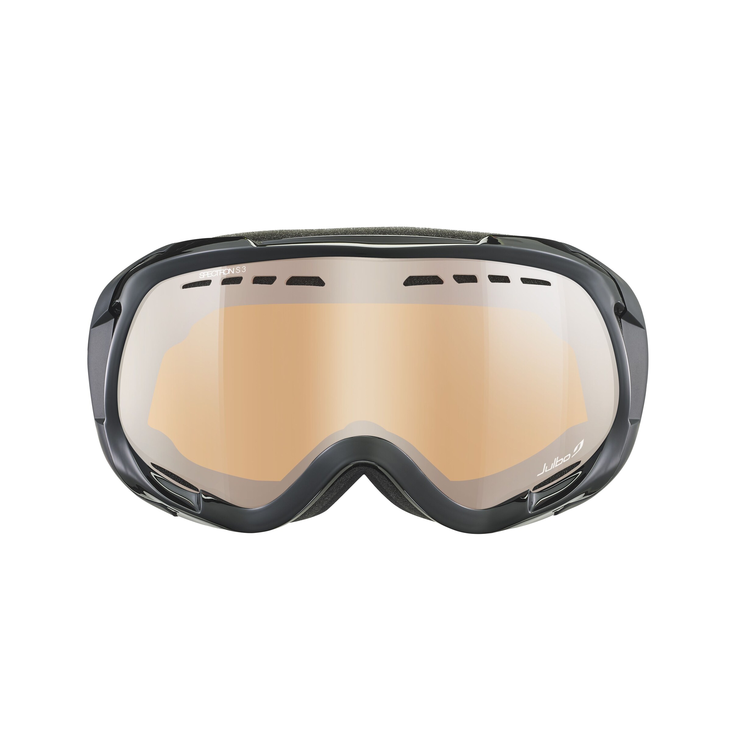 Julbo J7941 Herren-Skibrille Vollrand Monoscheibe Kunststoff-Gestell, schwarz