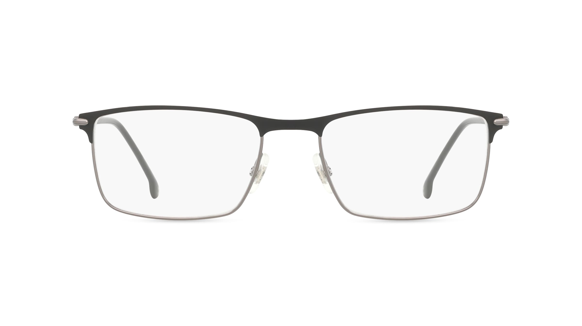 Carrera 288 Herren-Brille inkl. Gläser Vollrand Eckig Metall-Gestell 55mm/18mm/145mm, schwarz