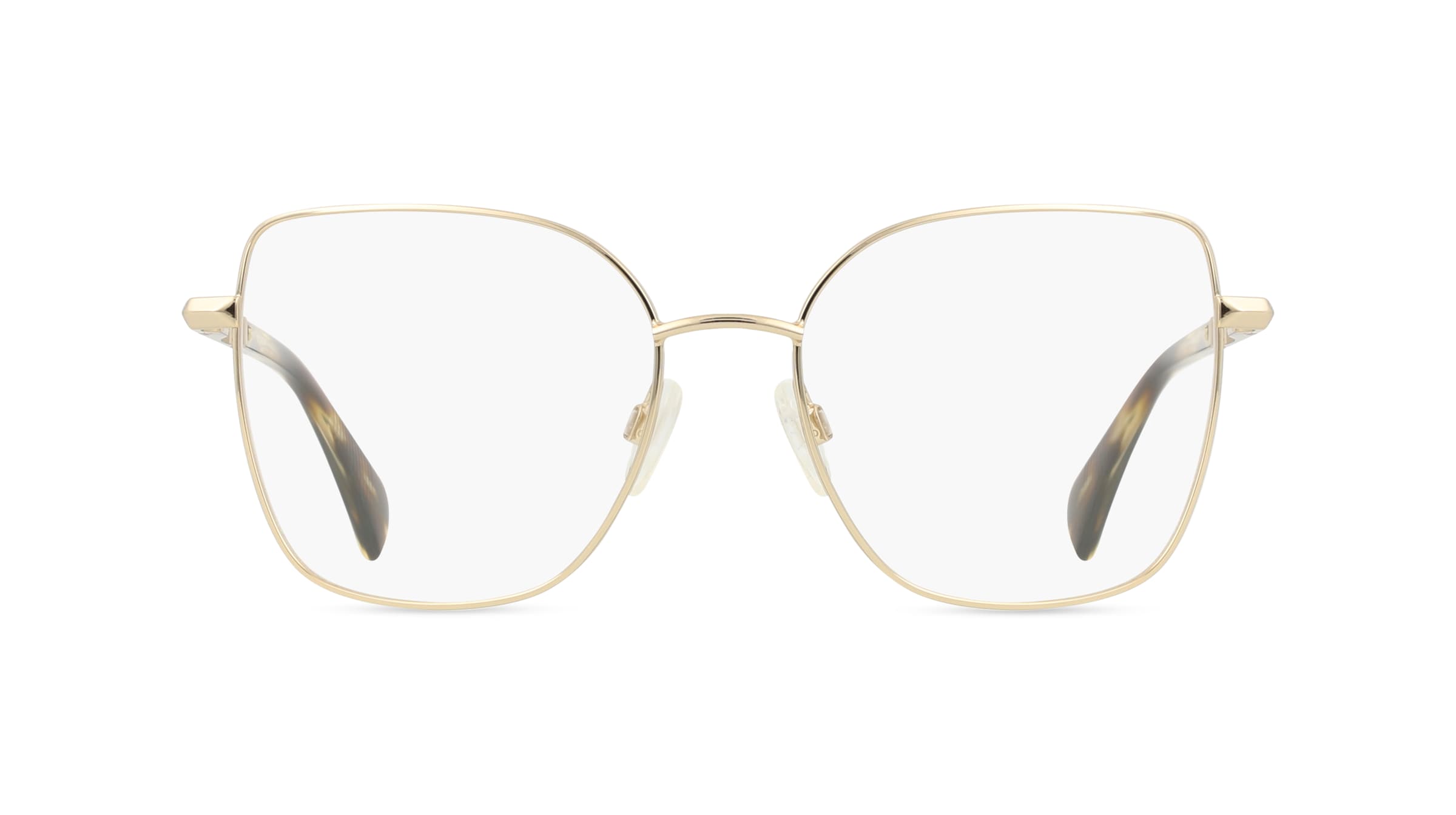 Rag & Bone RNB3056/G Damen-Brille inkl. Gläser Vollrand Achteckig Metall-Gestell 53mm/17mm/135mm, gold