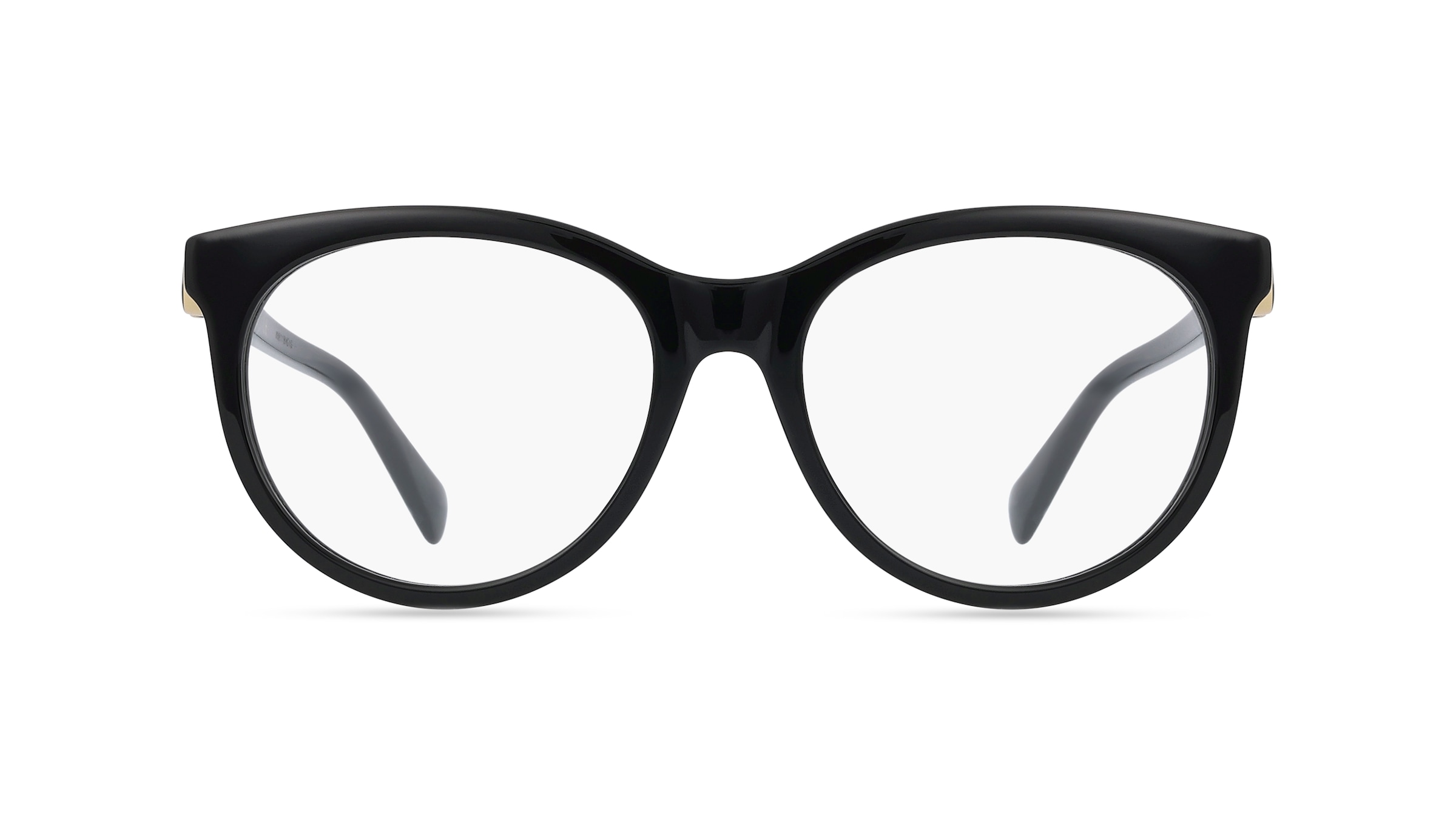 Gucci GG 1074O Unisex-Brille inkl. Gläser Vollrand Cateye Kunststoff-Gestell 53mm/18mm/145mm, schwarz