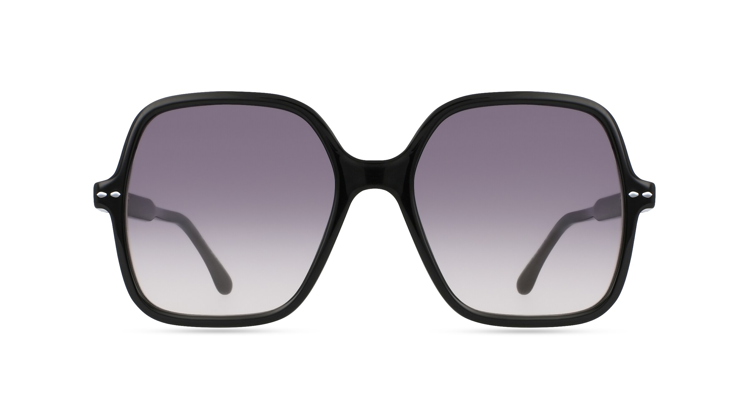 Isabel Marant IM 0077/G/S Damen-Sonnenbrille Vollrand Eckig Acetat-Gestell, schwarz