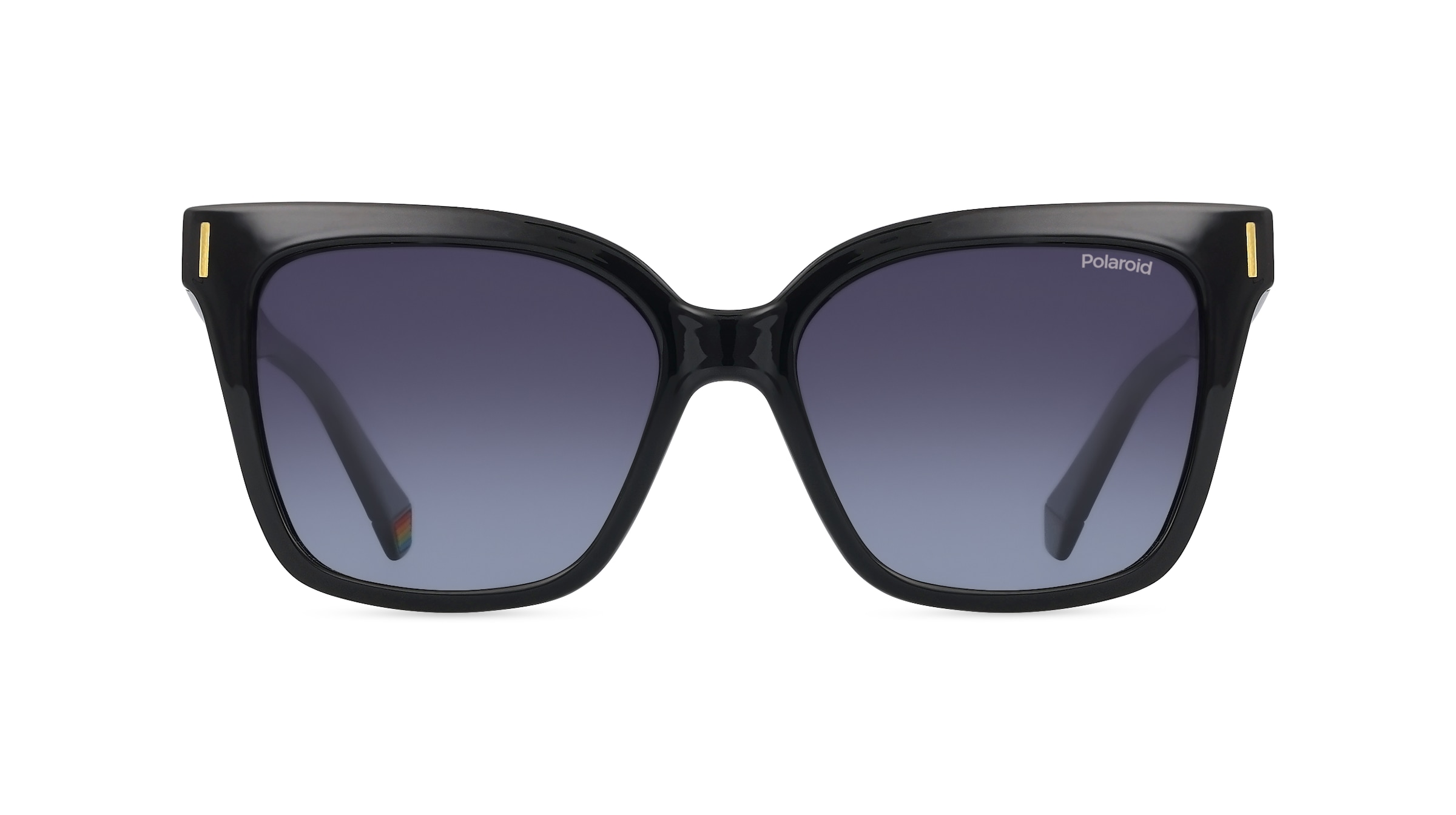 Polaroid PLD 6192/S Damen-Sonnenbrille Vollrand Butterfly Kunststoff-Gestell, Schwarz