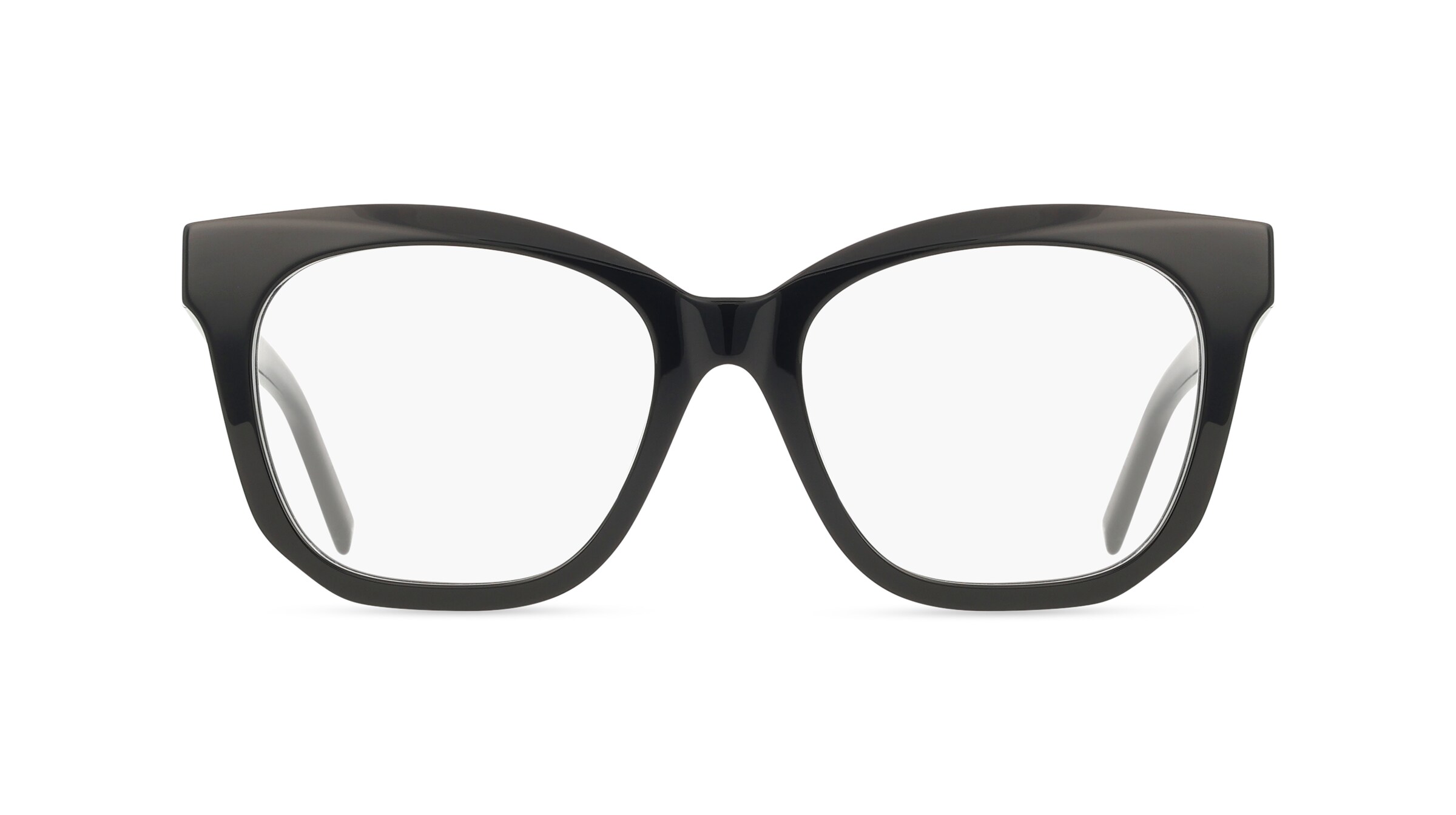 Givenchy GV50069I Damen-Brille inkl. Gläser Vollrand Geometrisch Acetat-Gestell 53/18/145, schwarz