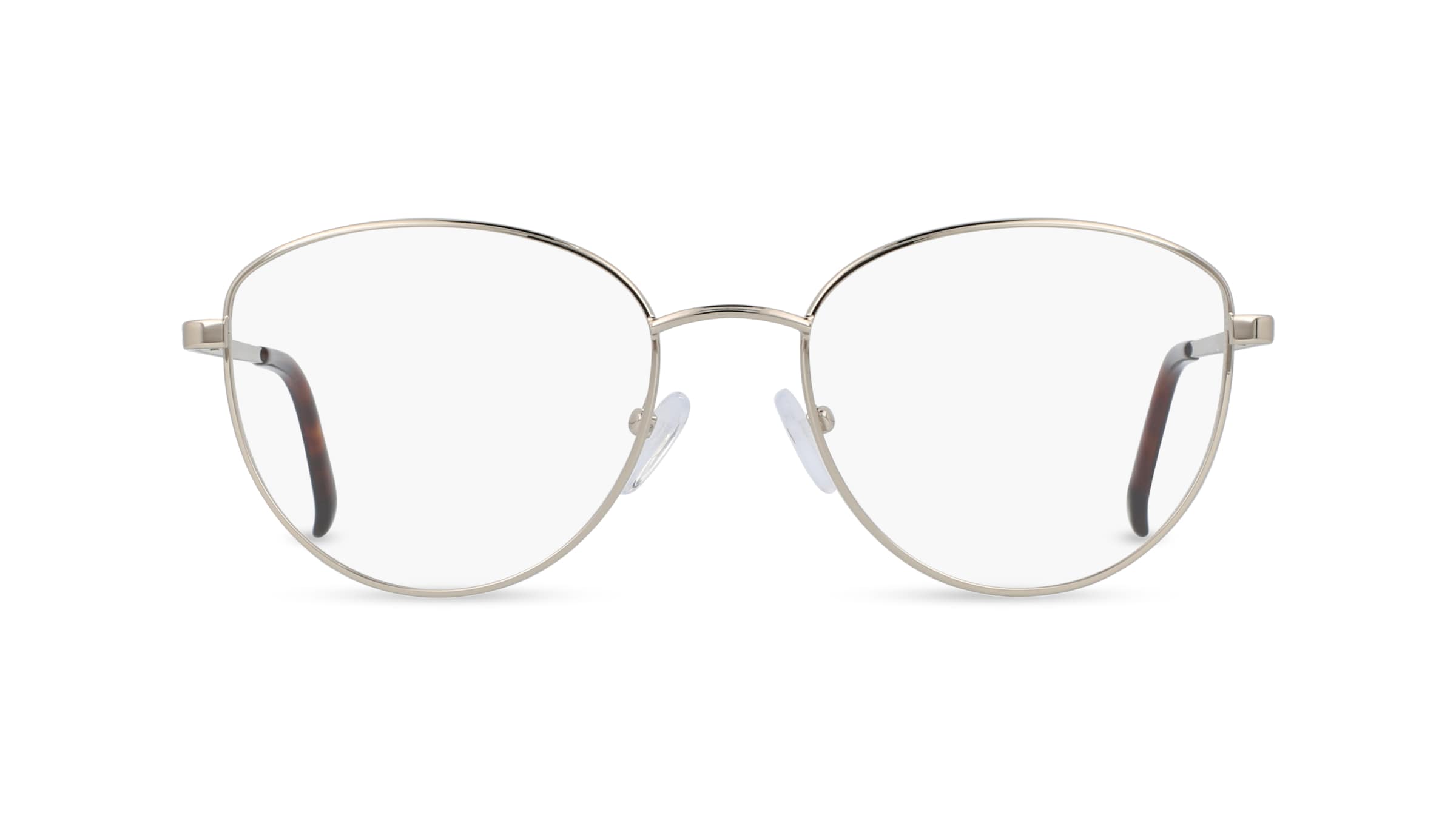 Fielmann BD 481 CL Damen-Brille inkl. Gläser Vollrand Eckig Edelstahl-Gestell 53mm/18mm/135mm, gold