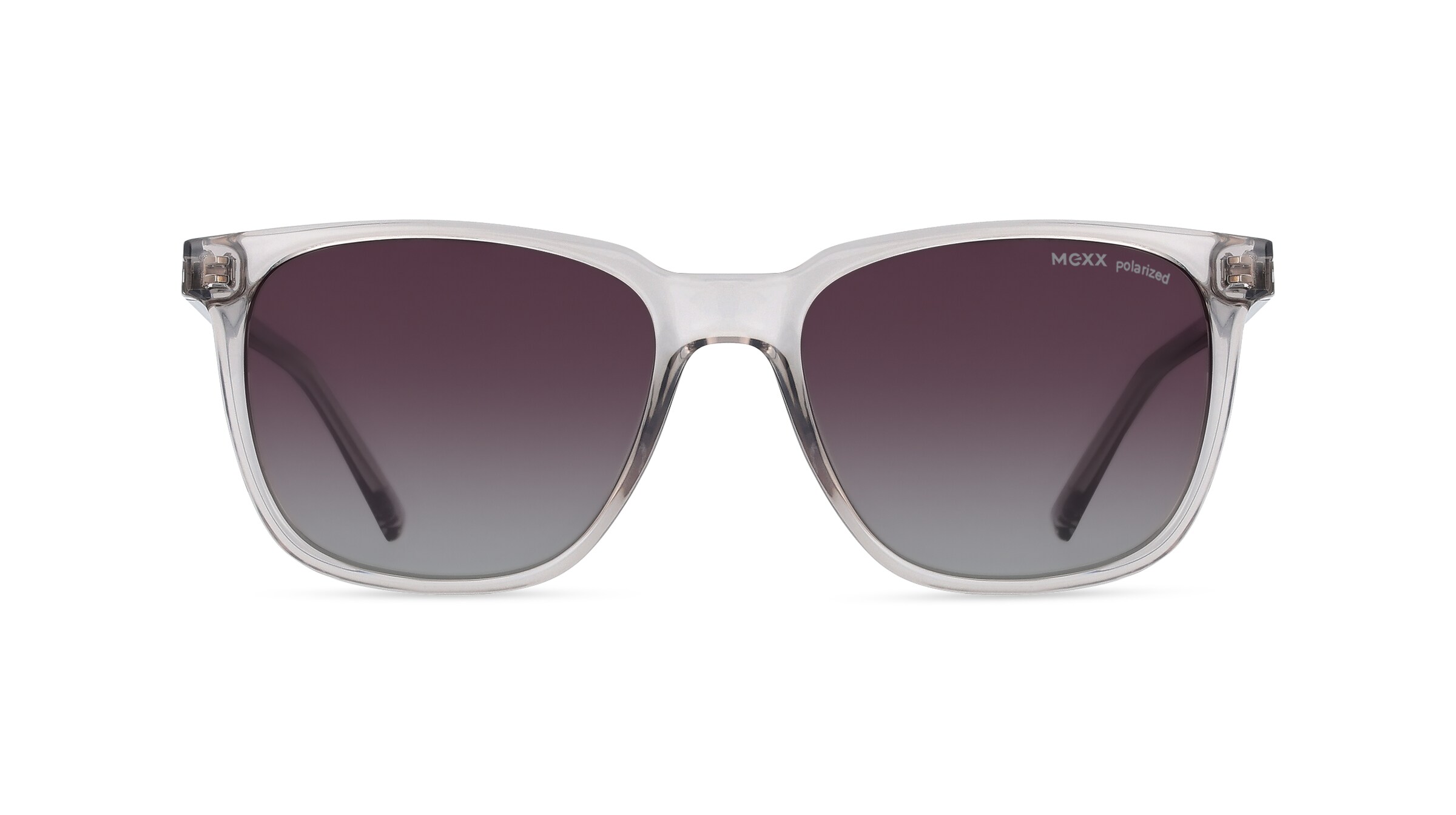 Mexx Eyes 6536 Herren-Sonnenbrille Vollrand Eckig Kunststoff-Gestell, Grau