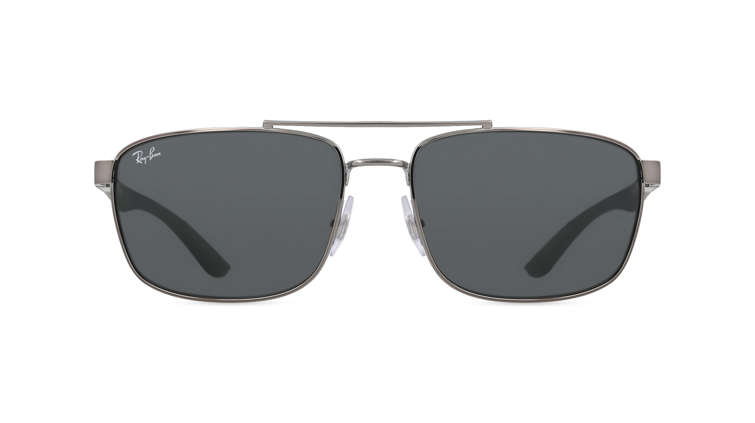 Ray-Ban 0RB3737 Unisex-Sonnenbrille Vollrand Eckig Metall-Gestell, grau