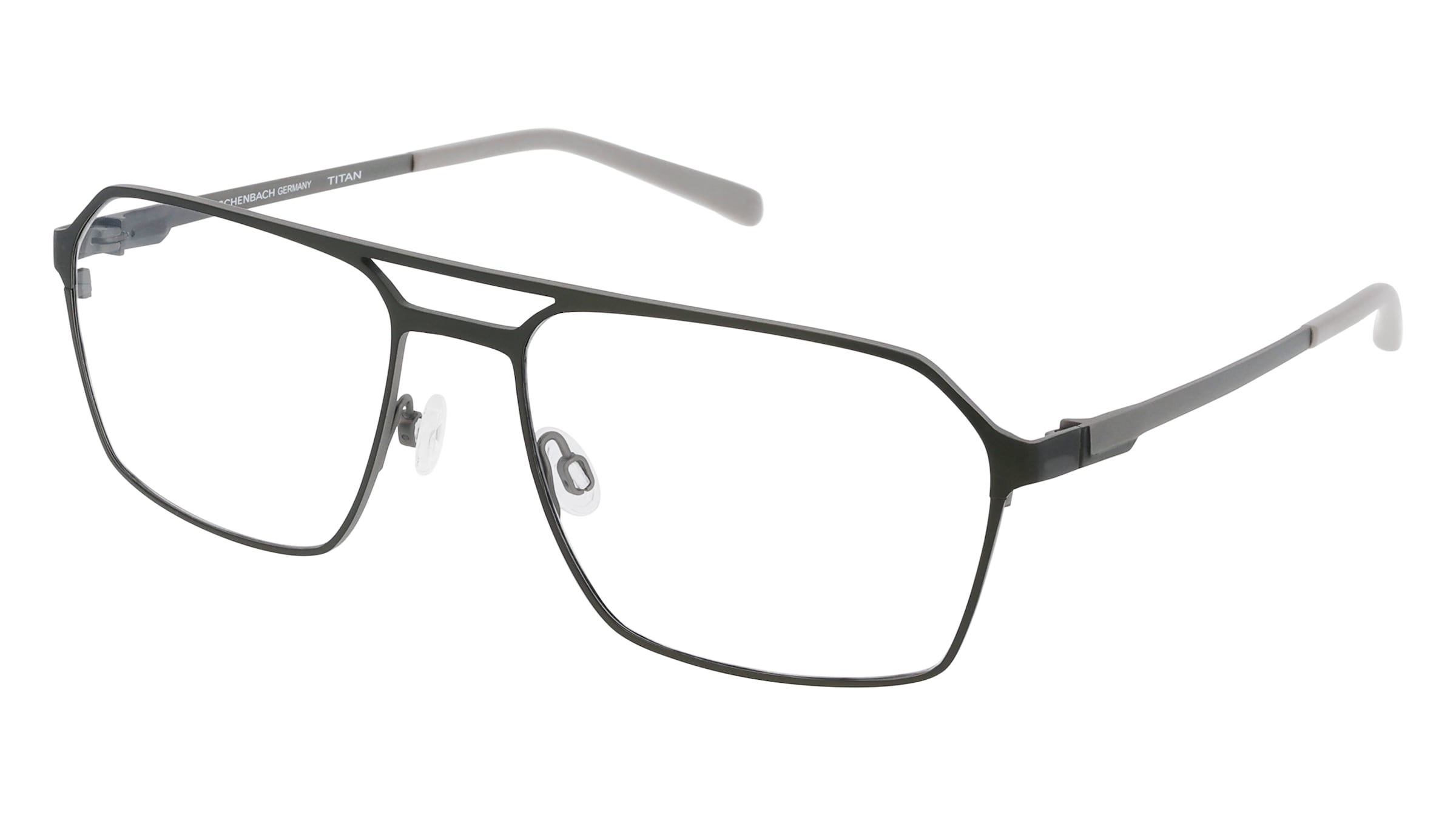 FREIGEIST 861021 Herren-Brille inkl. Gläser Vollrand Pilot Metall-Gestell 61/19/150, Schwarz