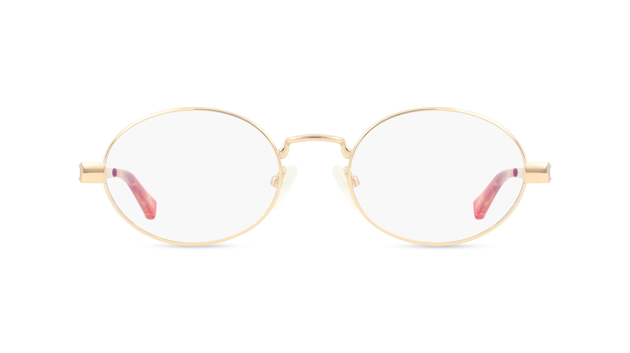 LeSpecs POSEIDON DEUX Unisex-Blaulichtfilterbrille ohne Sehstärke Vollrand Oval Metall-Gestell, gold