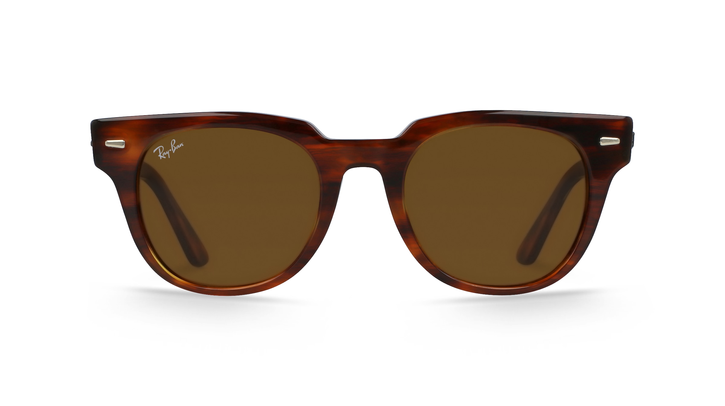 Ray-Ban RB 2168 METEOR Unisex-Sonnenbrille Vollrand Eckig Kunststoff-Gestell, braun