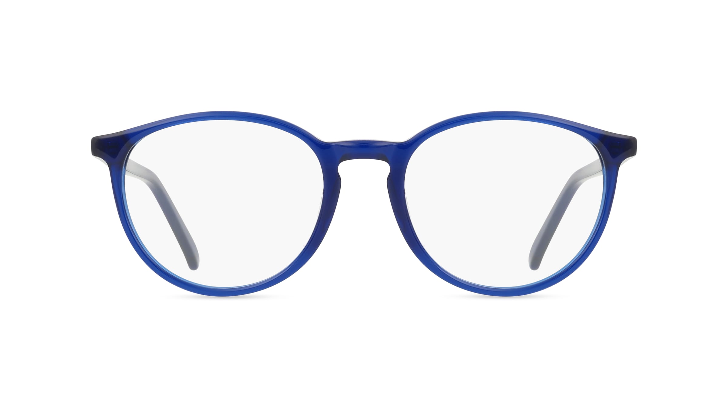 Fielmann JIL 005 RN RILEY Unisex-Brille inkl. Gläser Vollrand Panto Acetat-Gestell 50mm/19mm/135mm, blau