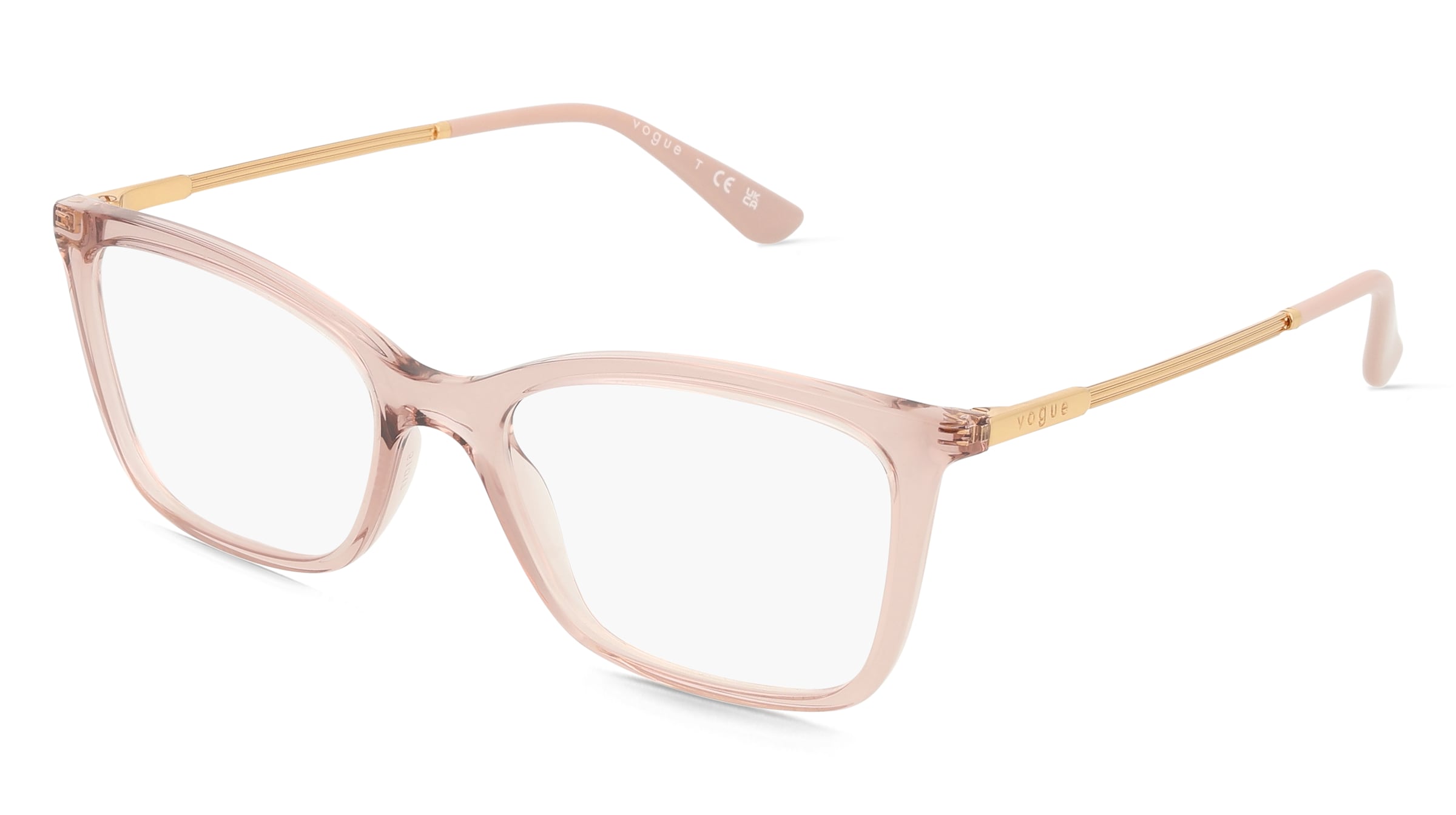 Vogue 0VO5563 Damen-Brille inkl. Gläser Vollrand Butterfly Kunststoff-Gestell 51/17/140, Pink