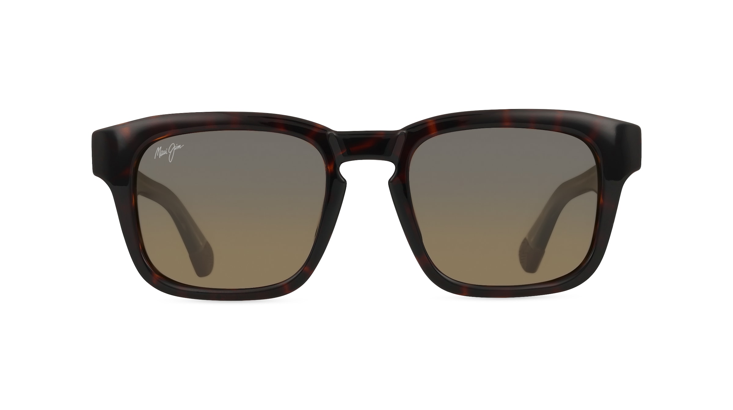 Maui Jim MJ0643S Unisex-Sonnenbrille Vollrand Eckig Nylon-Gestell, braun