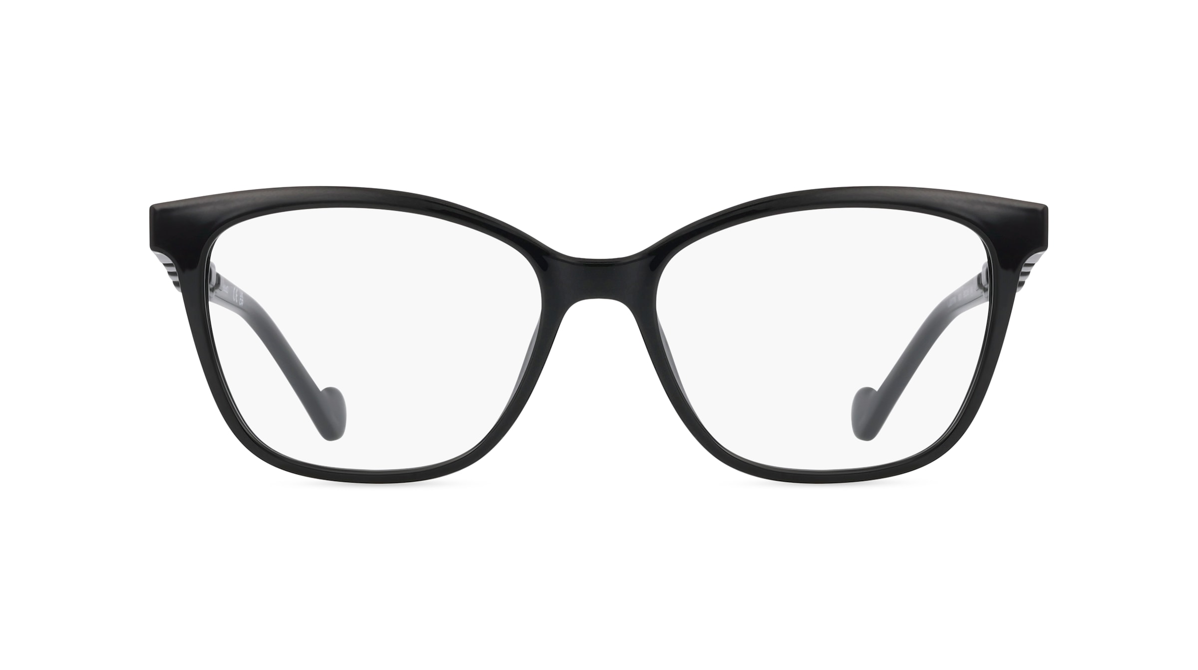 Liu Jo LJ2776 Damen-Brille inkl. Gläser Vollrand Rechteckig Acetat-Gestell 53mm/15mm/140mm, schwarz