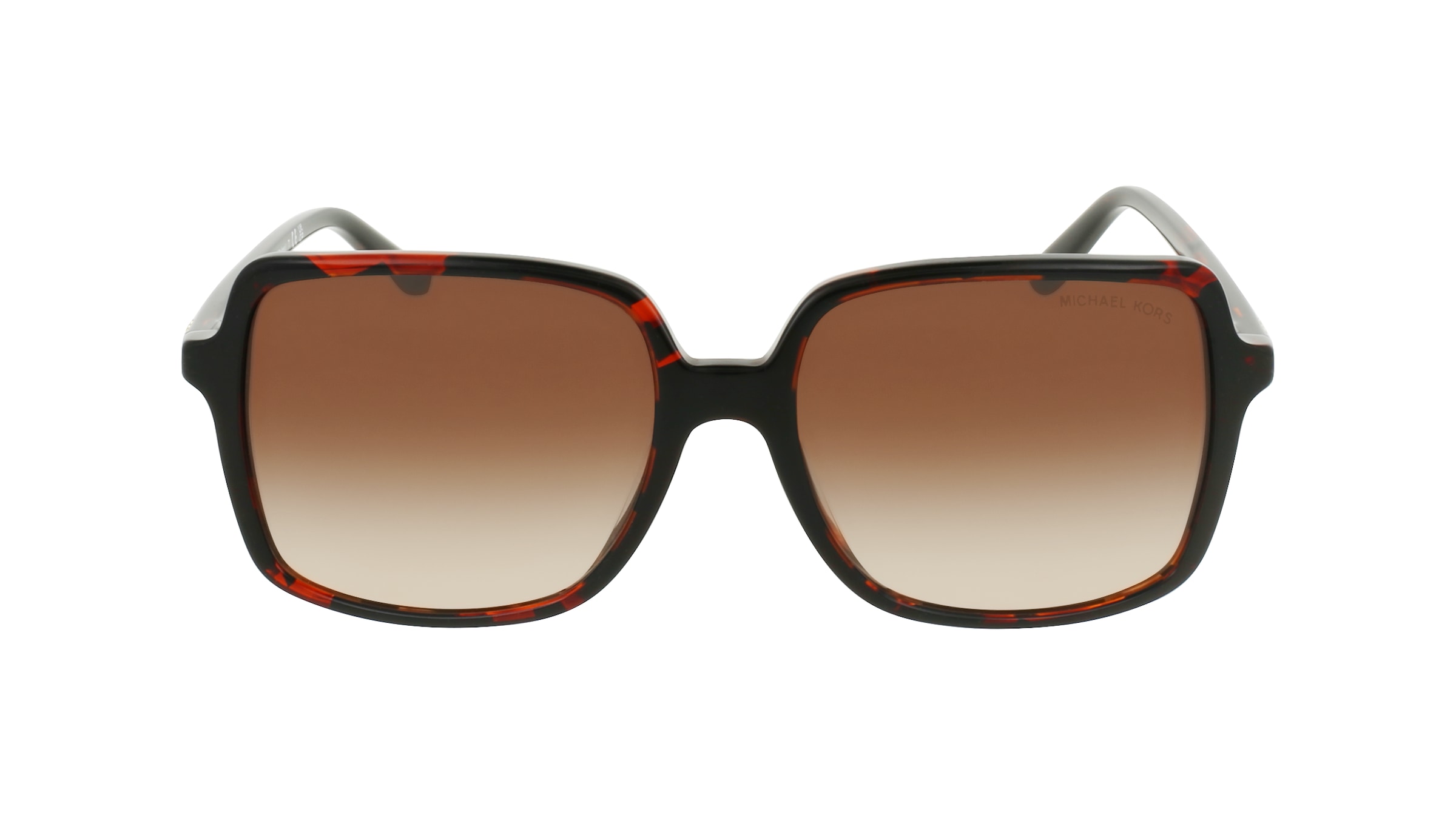 Michael Kors MK2098U ISLE OF PALMS Damen-Sonnenbrille Vollrand Eckig Acetat-Gestell, Havanna
