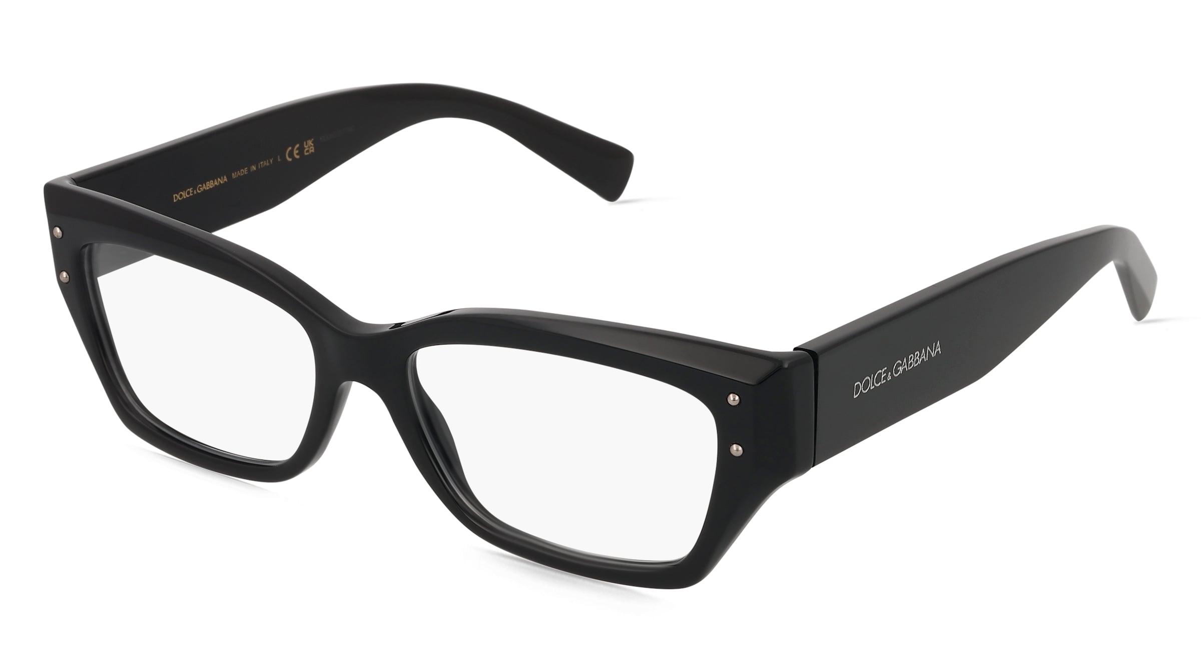 Dolce&amp;Gabbana 0DG3387 Damen-Brille inkl. Gläser Vollrand Quadratisch Acetat-Gestell 53/16/145, Schwarz
