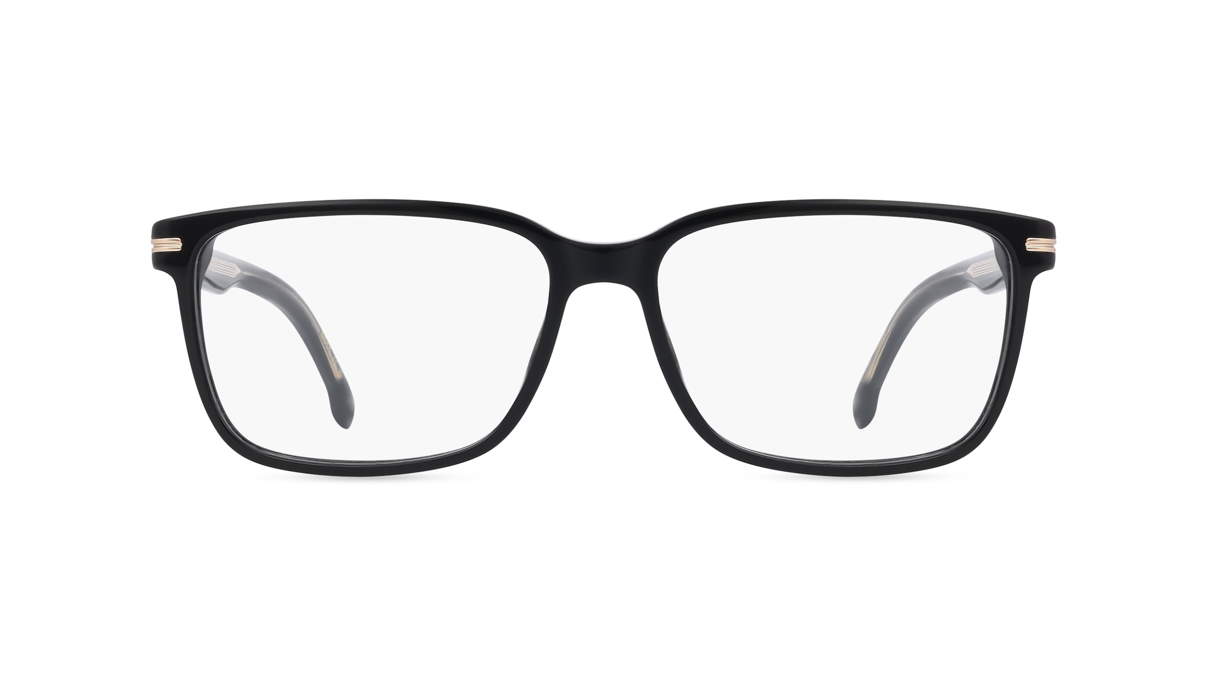 Boss 1511 Herren-Brille inkl. Gläser Vollrand Eckig Acetat-Gestell 57mm/16mm/145mm, schwarz