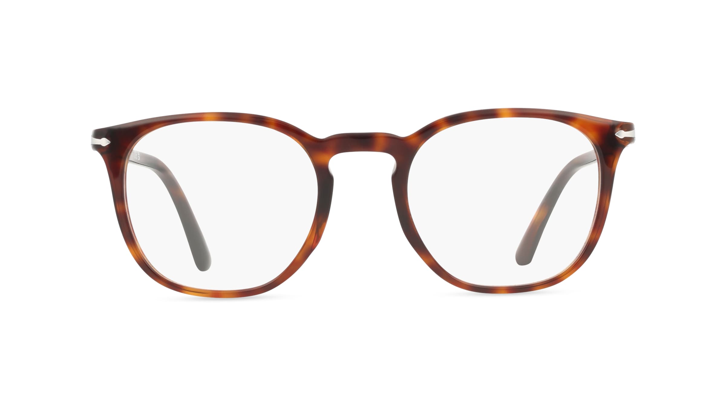 Persol 0PO3318V Unisex-Brille inkl. Gläser Vollrand Panto Acetat-Gestell 49mm/21mm/145mm, braun