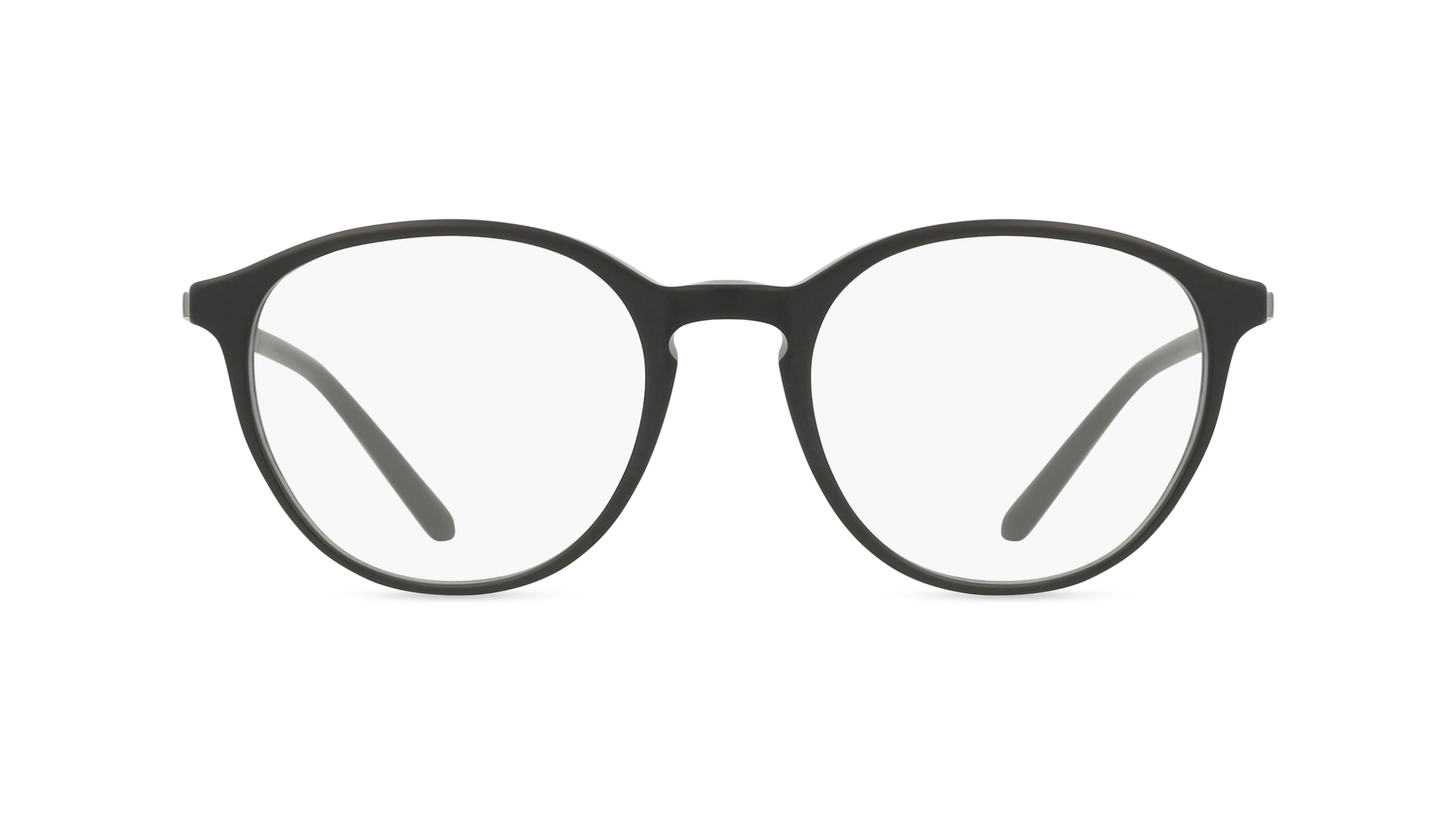 Giorgio Armani 0AR7237 Herren-Brille inkl. Gläser Vollrand Panto Acetat-Gestell 51/19/145, Schwarz