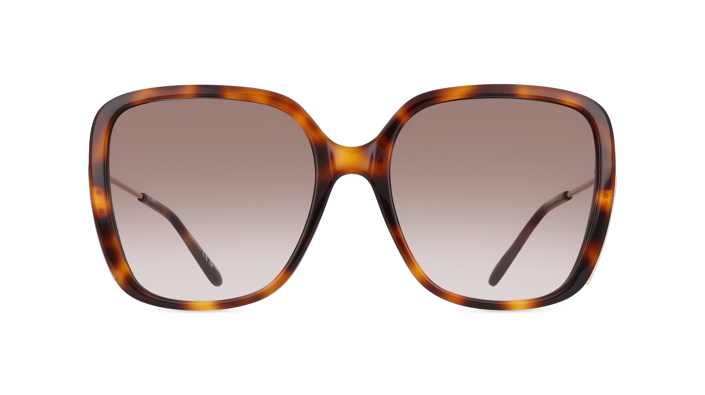 Chloé CH0173S Damen-Sonnenbrille Vollrand Eckig Kunststoff-Gestell, braun