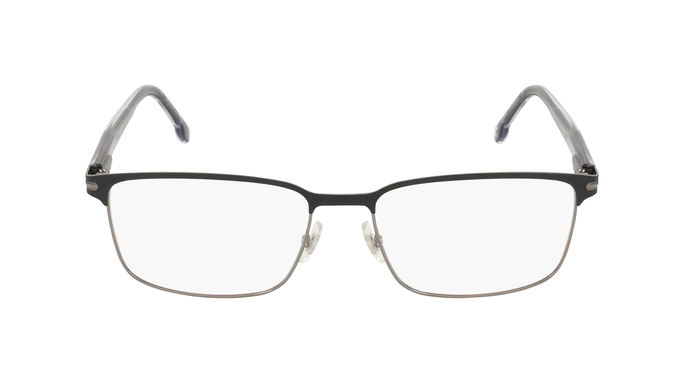 Carrera 285 Herren-Brille inkl. Gläser Vollrand Eckig Metall-Gestell 57mm/17mm/145mm, schwarz