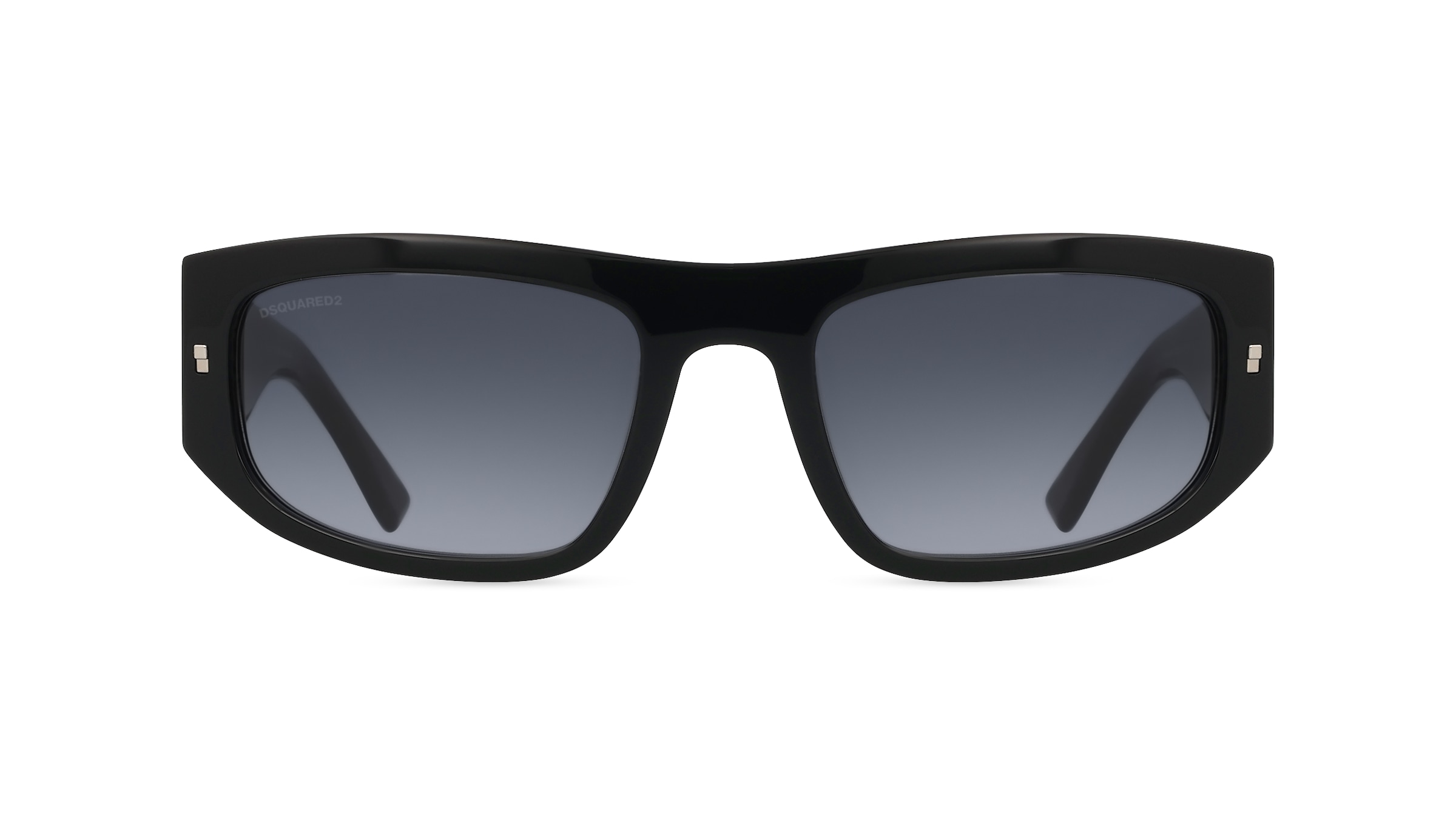 Dsquared2 ICON 0016/S Herren-Sonnenbrille Vollrand Eckig Acetat-Gestell, schwarz