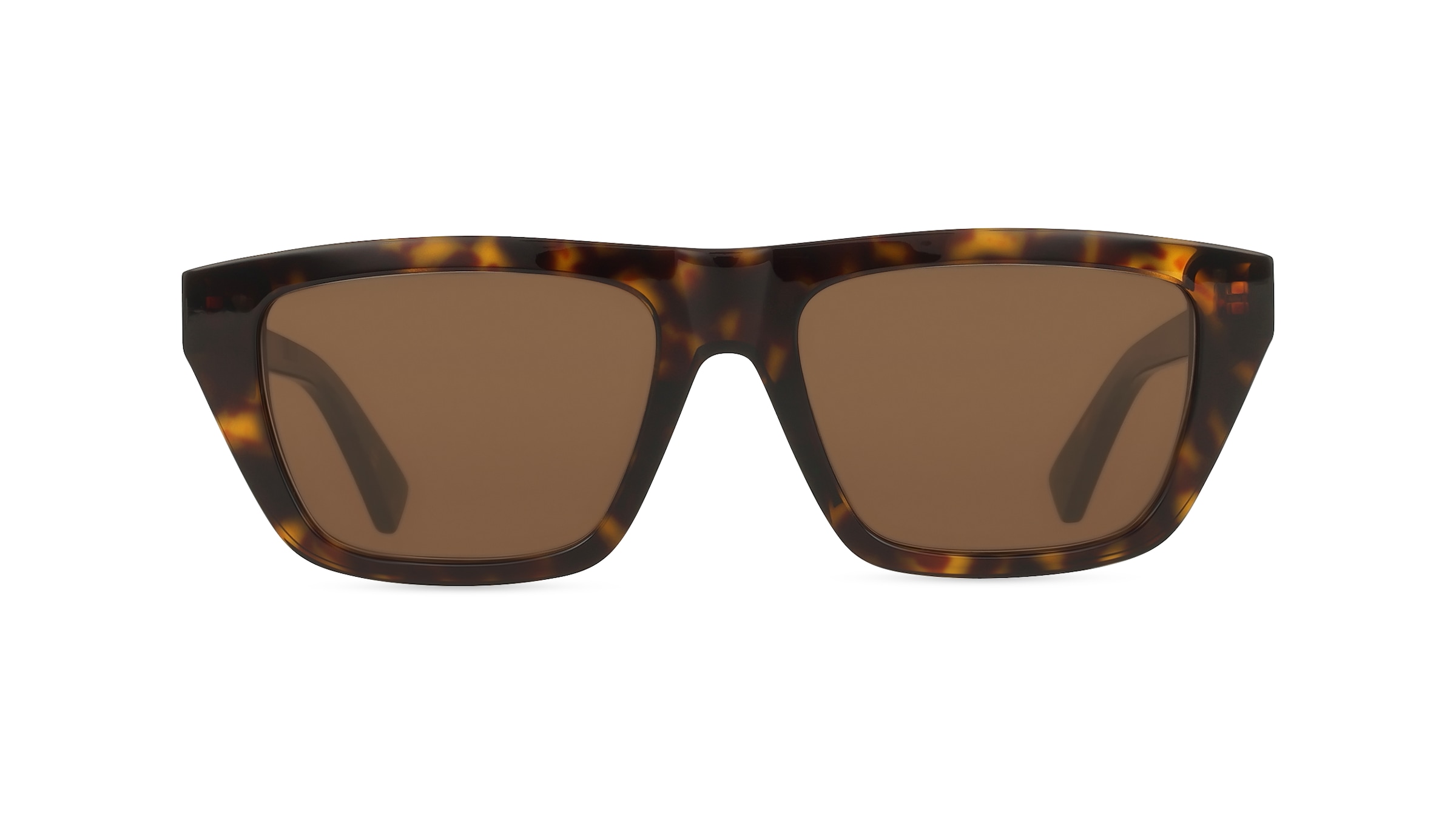 Bottega Veneta BV1291S Damen-Sonnenbrille Vollrand Eckig Recycled Acetat-Gestell, braun