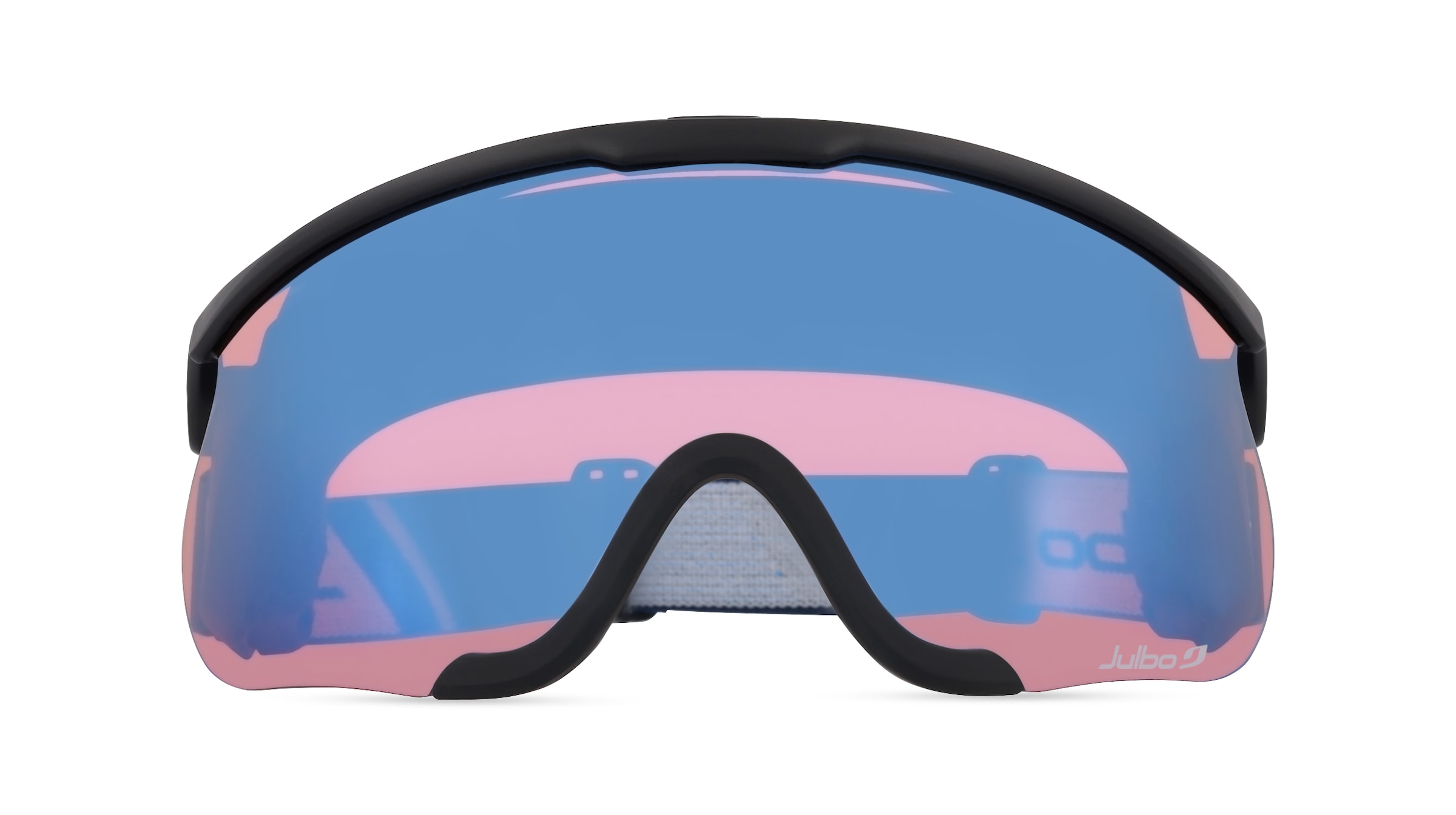 Julbo SNIPER EVO L J692 Unisex-Sonnenbrille Vollrand Monoscheibe Kunststoff-Gestell, schwarz