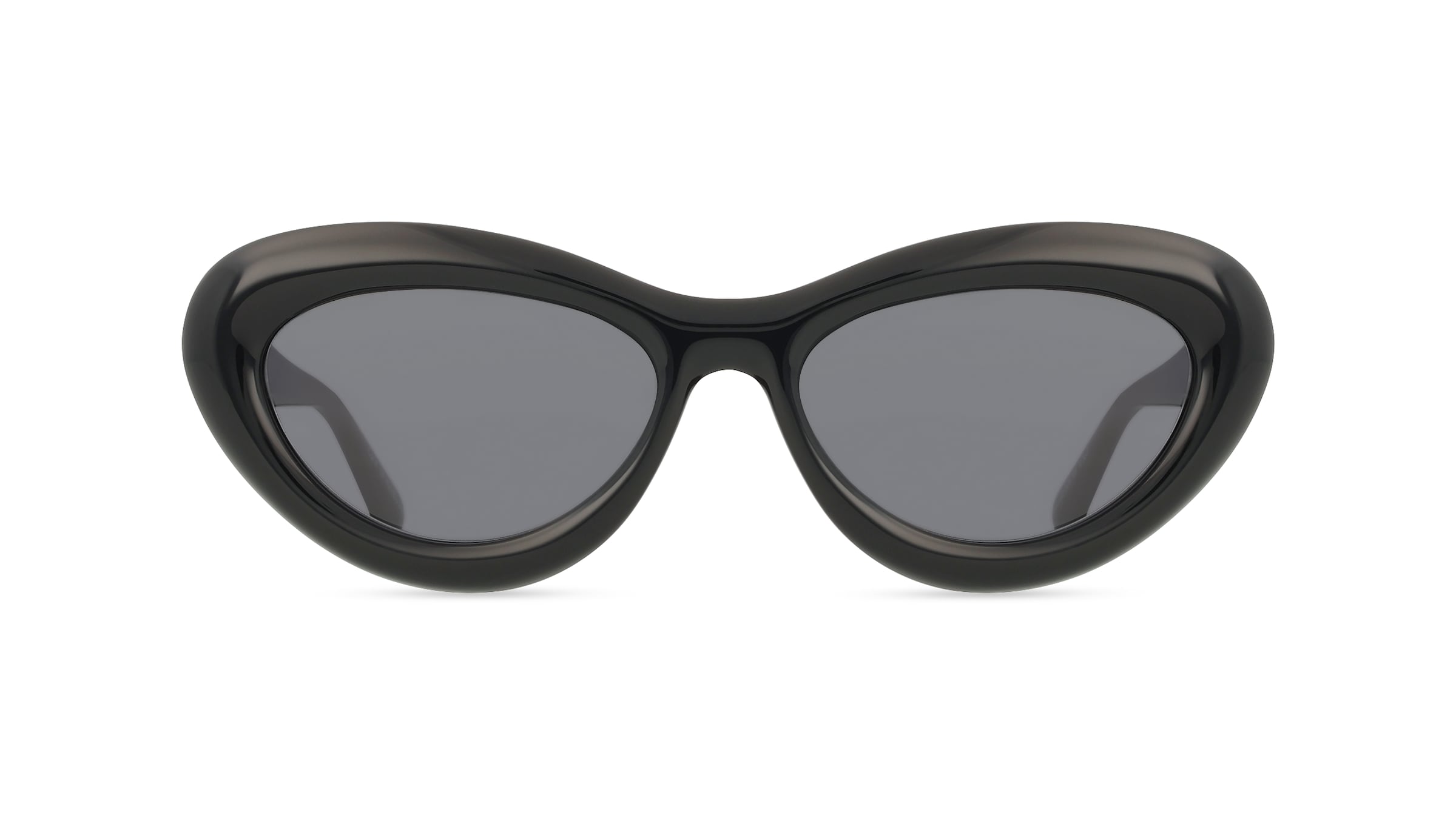 Fielmann LN 083 SUN FA ALBA Damen-Sonnenbrille Vollrand Cat Eye Acetat Extrudiert-Gestell, Schwarz