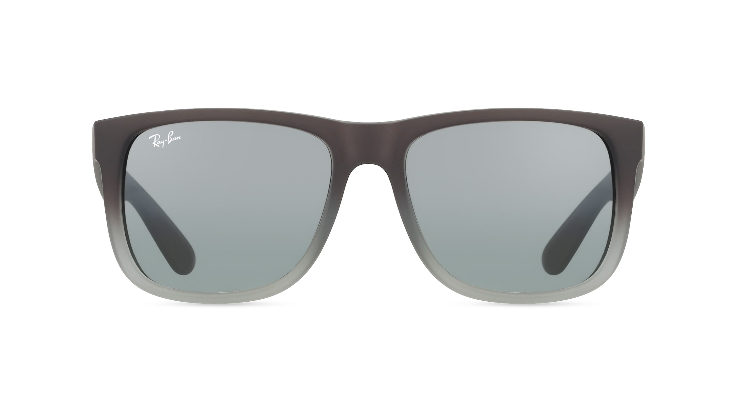 Ray-Ban RB 4165 JUSTIN Herren-Sonnenbrille Vollrand Eckig Kunststoff-Gestell, grau