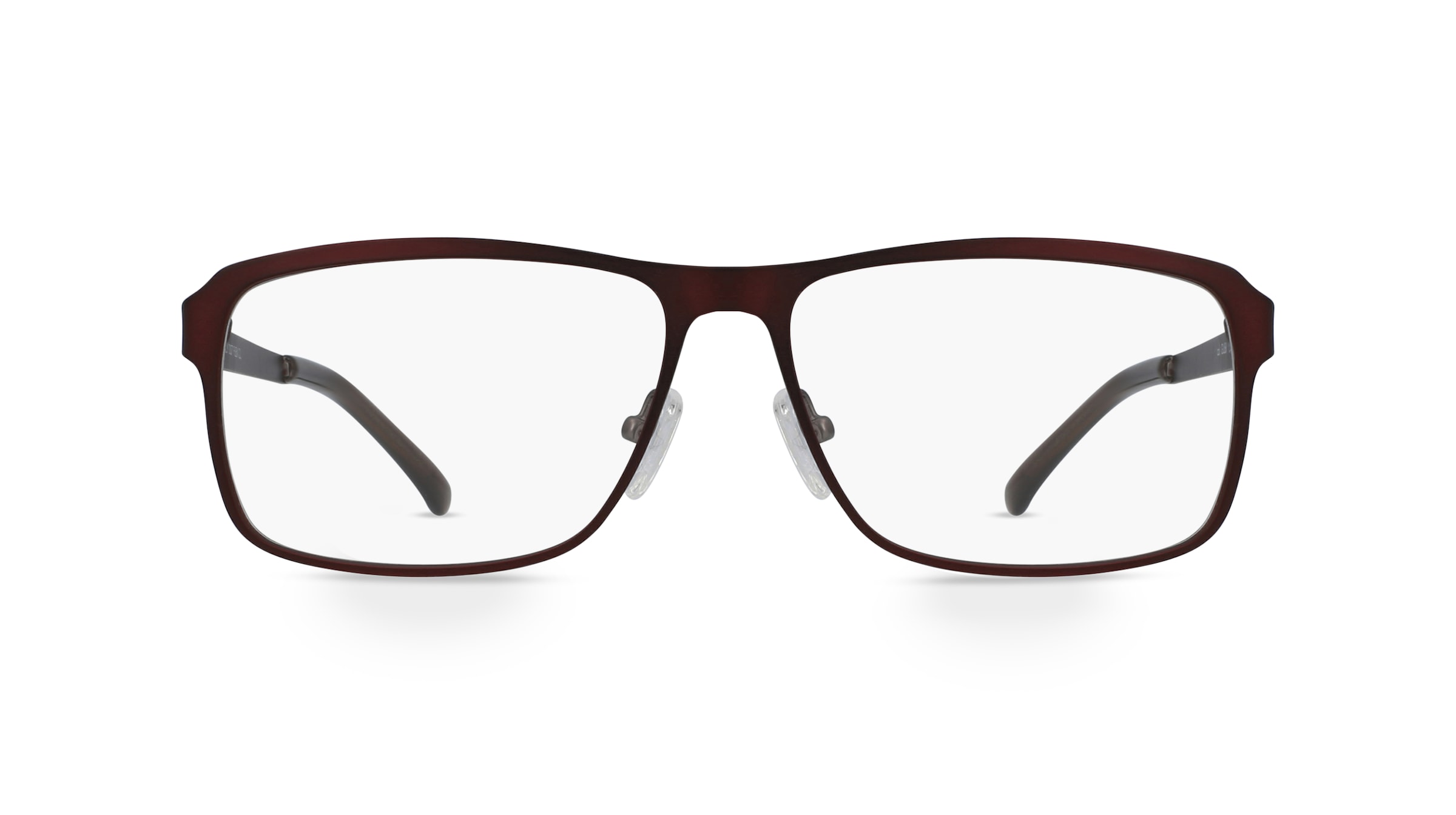 Fielmann CY 007 FLEX CL Herren-Brille inkl. Gläser Vollrand Eckig Edelstahl-Gestell 58mm/15mm/140mm, grau