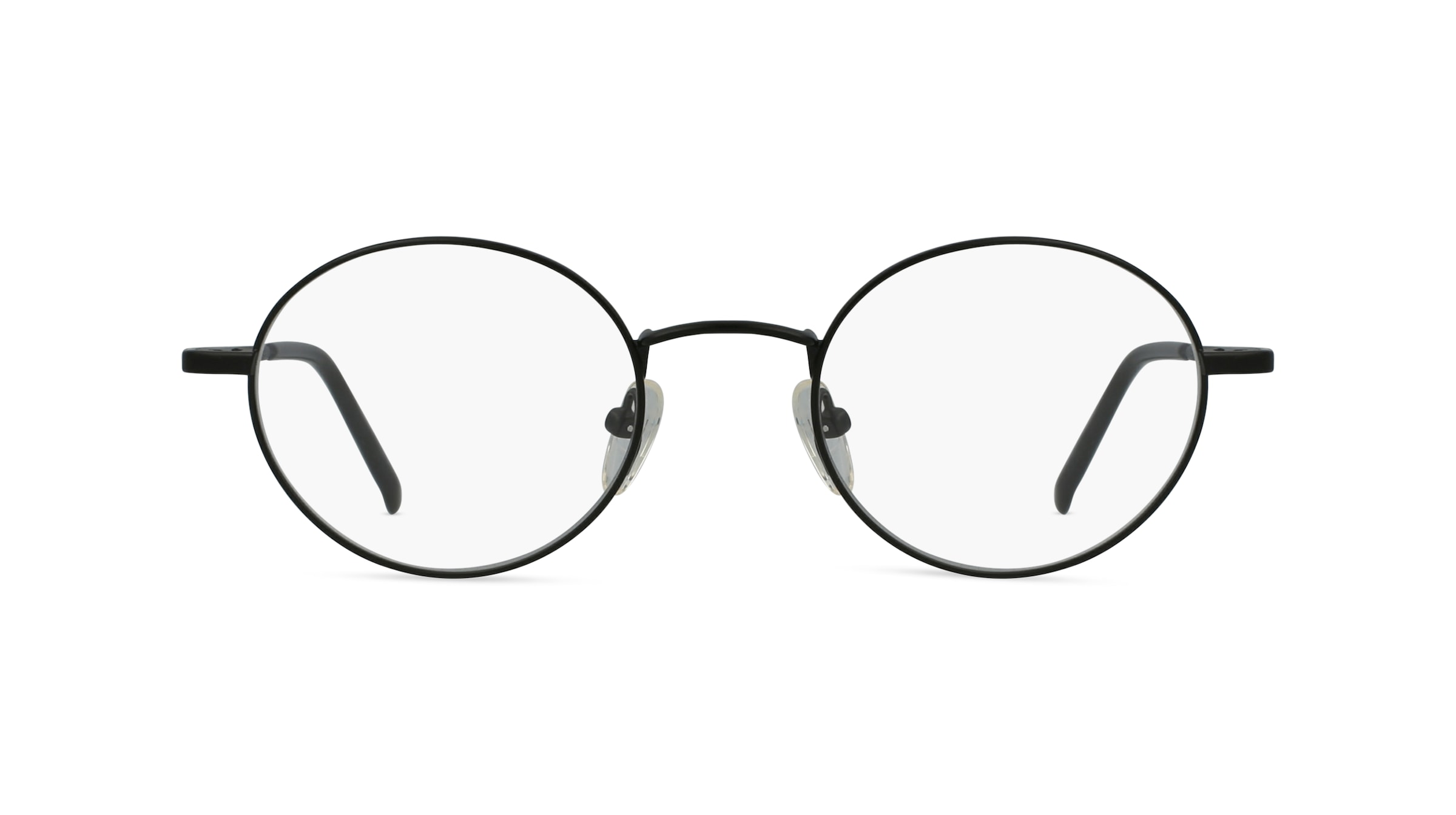 Fielmann MC 549 CL Unisex-Brille inkl. Gläser Vollrand Oval Edelstahl-Gestell 48mm/20mm/135mm, schwarz