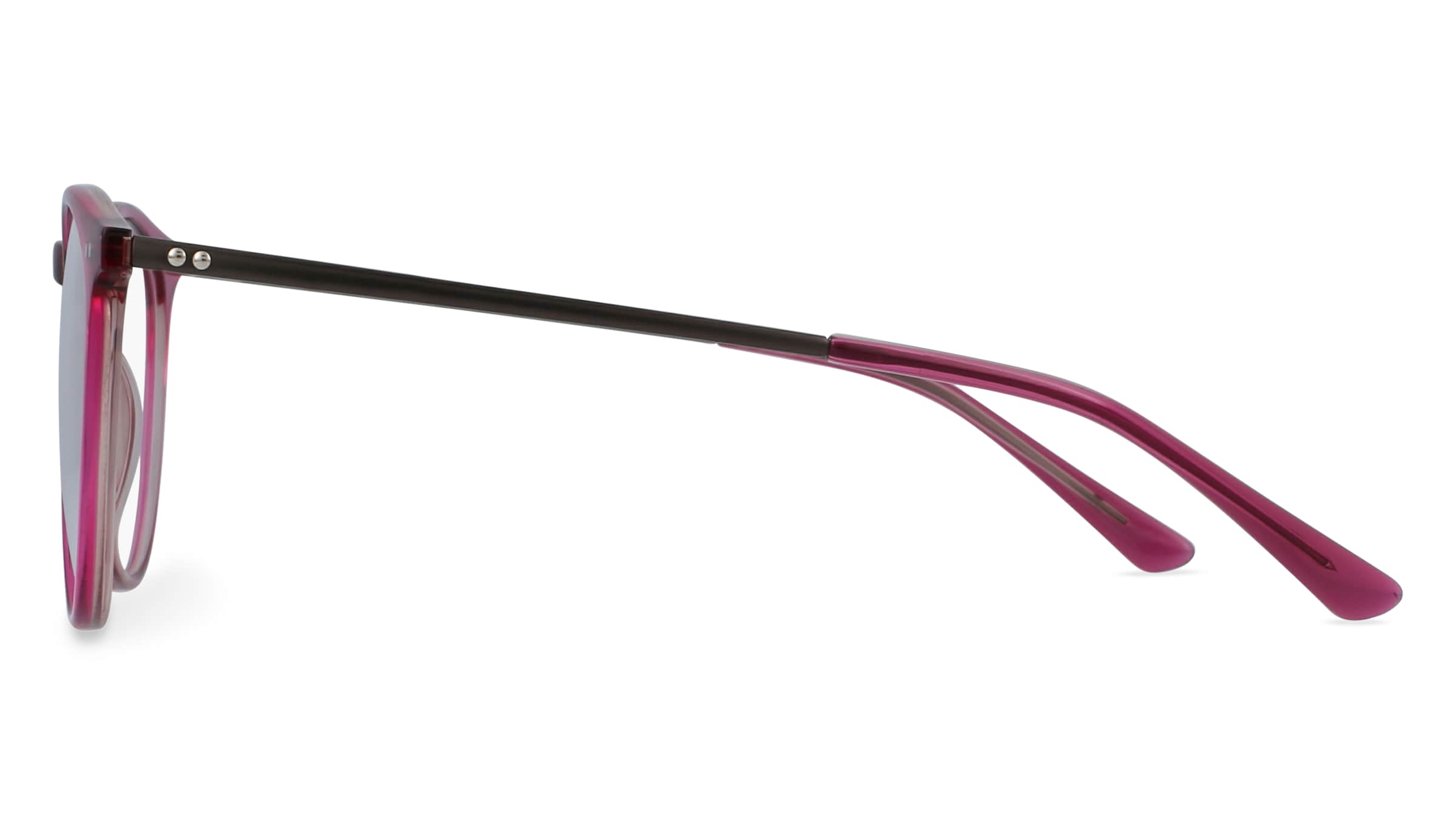 Thumbnail - Fielmann BC 001 CL Damen-Brille inkl. Gläser Vollrand Panto Blockacetat-Gestell 50/19/135, pink