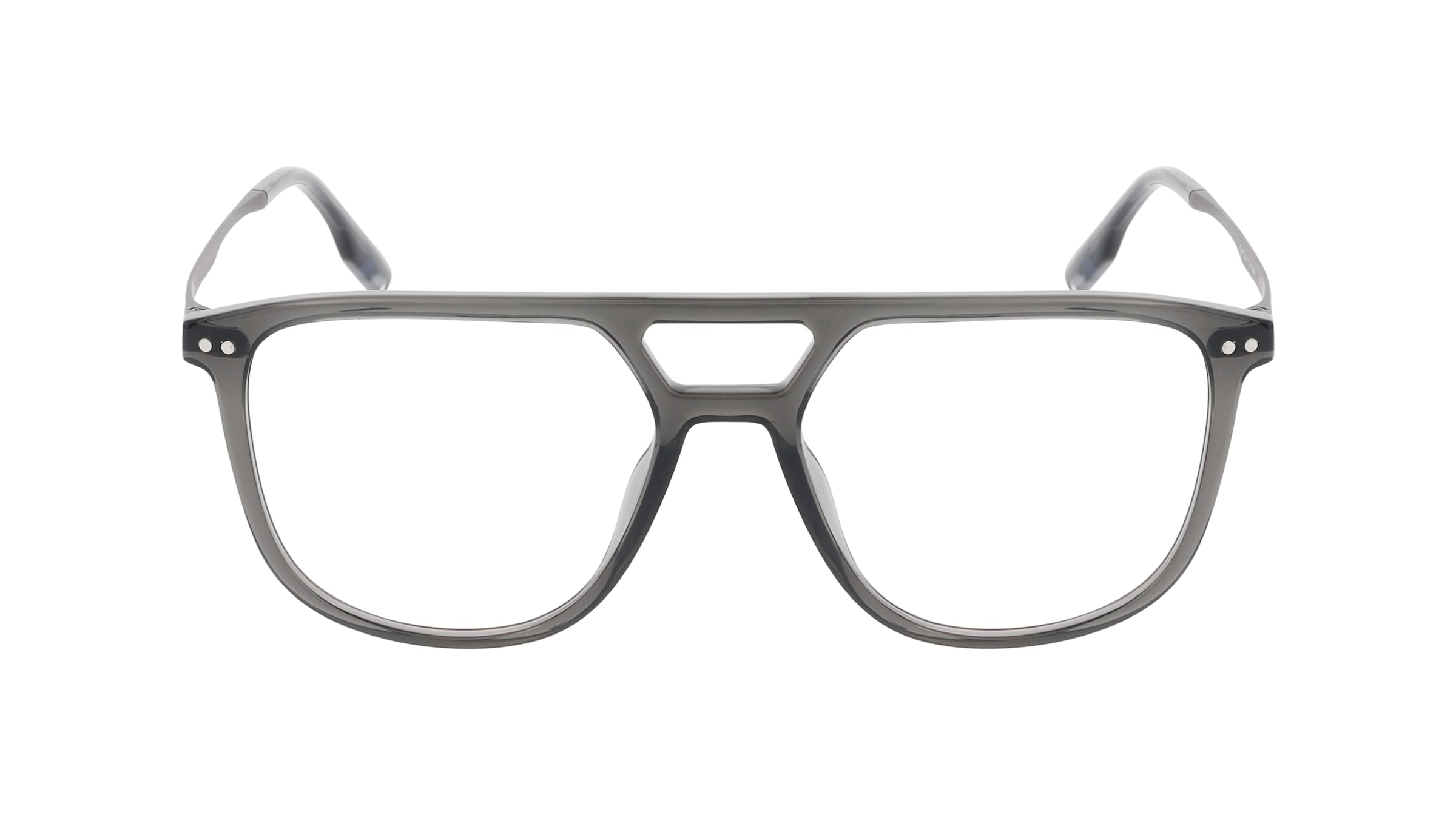 Tom Tailor 671010 Herren-Brille inkl. Gläser Vollrand Pilot Acetat-Gestell 53/18/145, Grau