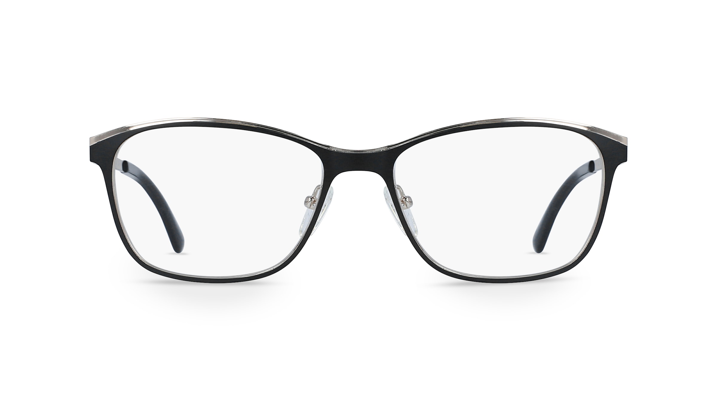 Fielmann OPH 9911 FLEX CL Damen-Brille inkl. Gläser Vollrand Eckig Edelstahl-Gestell 52mm/16mm/130mm, schwarz