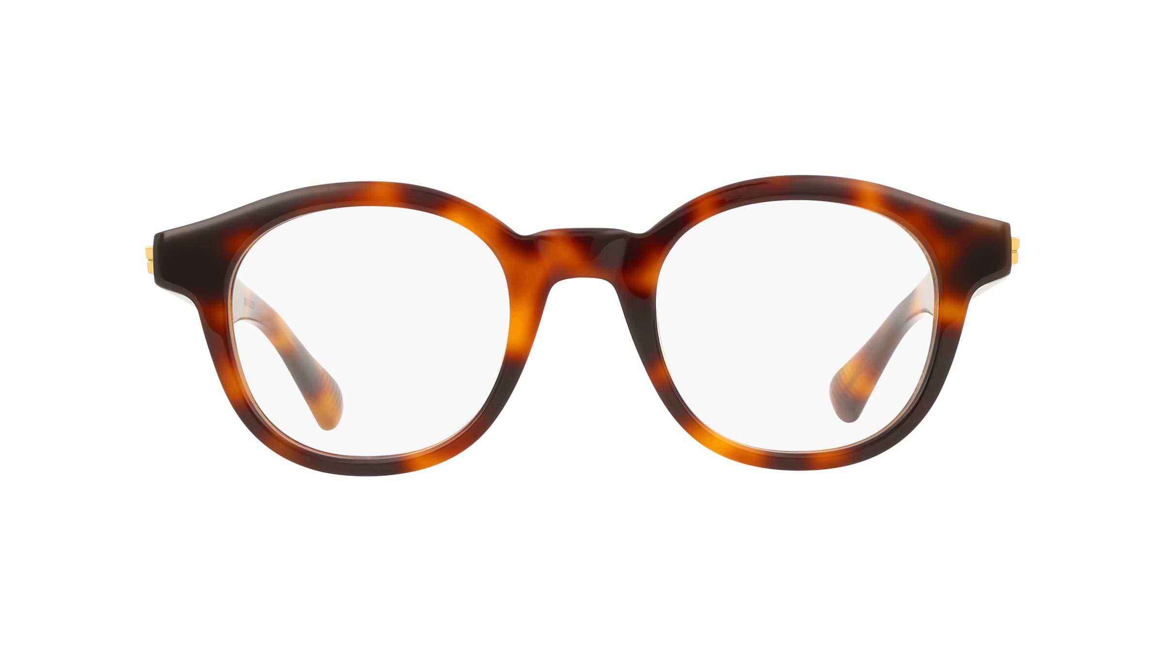 Bottega Veneta BV1413O Herren-Brille inkl. Gläser Vollrand Rund Acetat-Gestell 46/22/145, braun