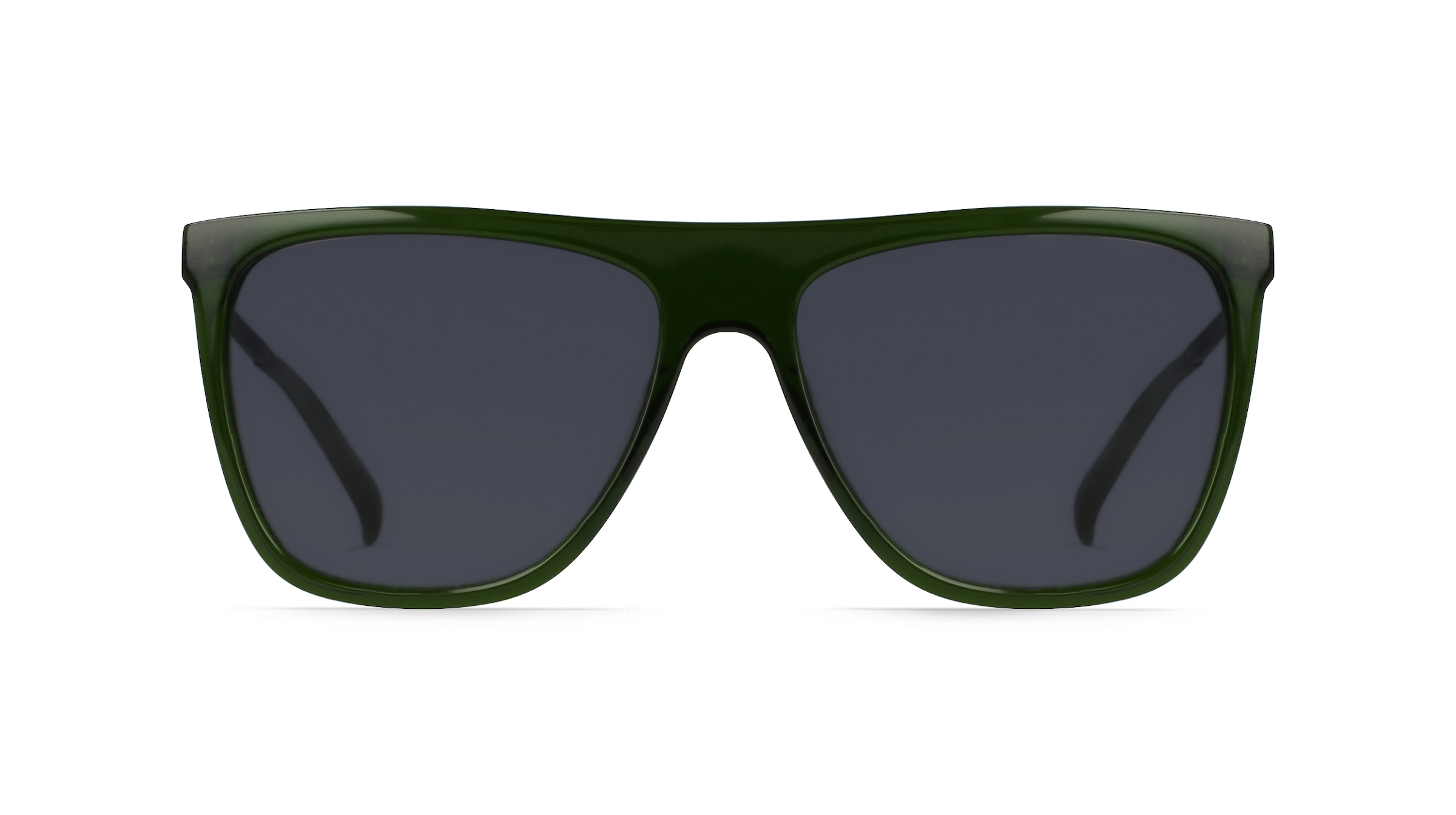 Fielmann MI 019 SUN FA Herren-Sonnenbrille Vollrand Quadratisch Propionat-Gestell, grün