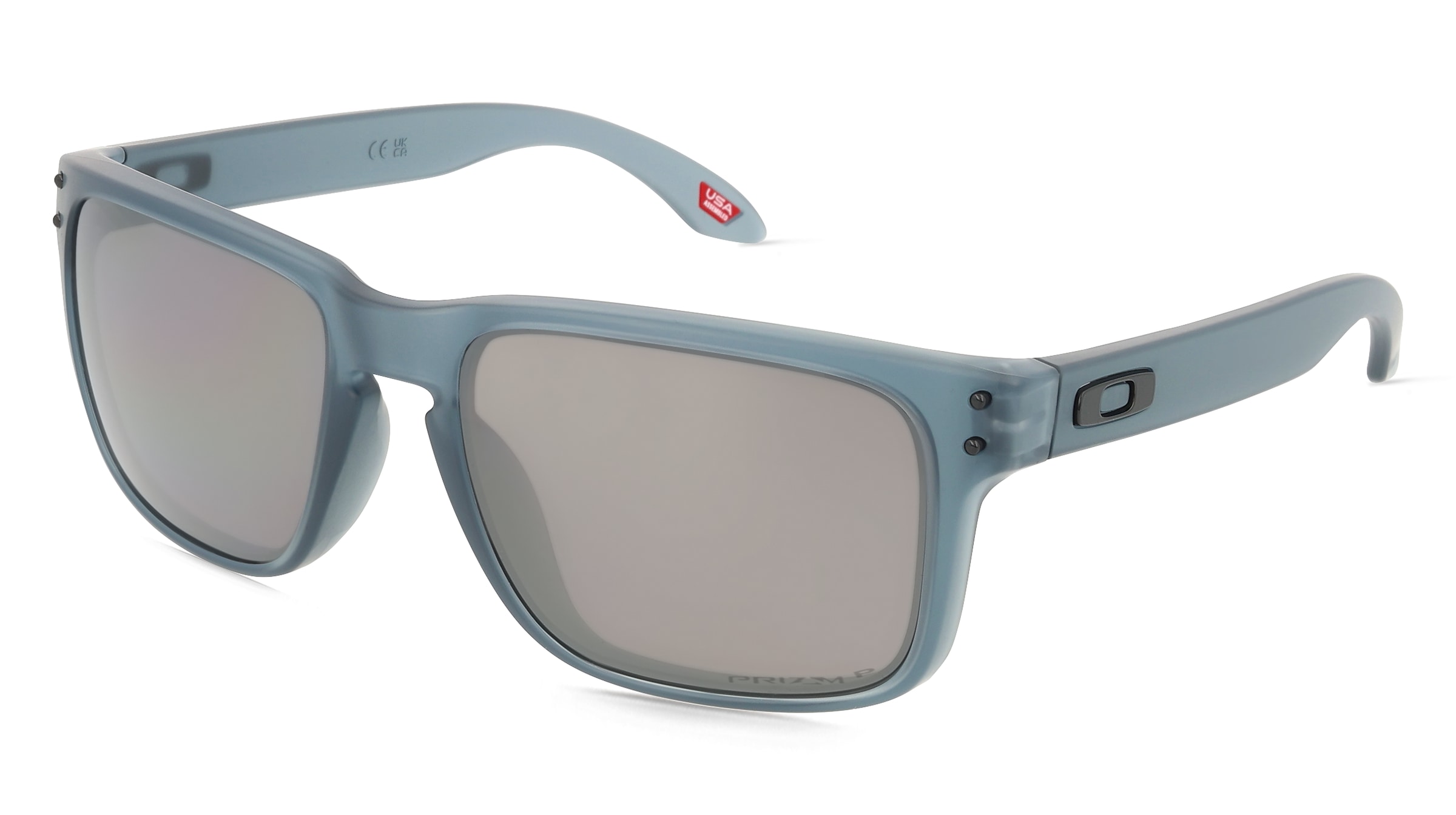 Oakley OO9102 HOLBROOK Herren-Sonnenbrille Vollrand Quadratisch Kunststoff-Gestell, Grau