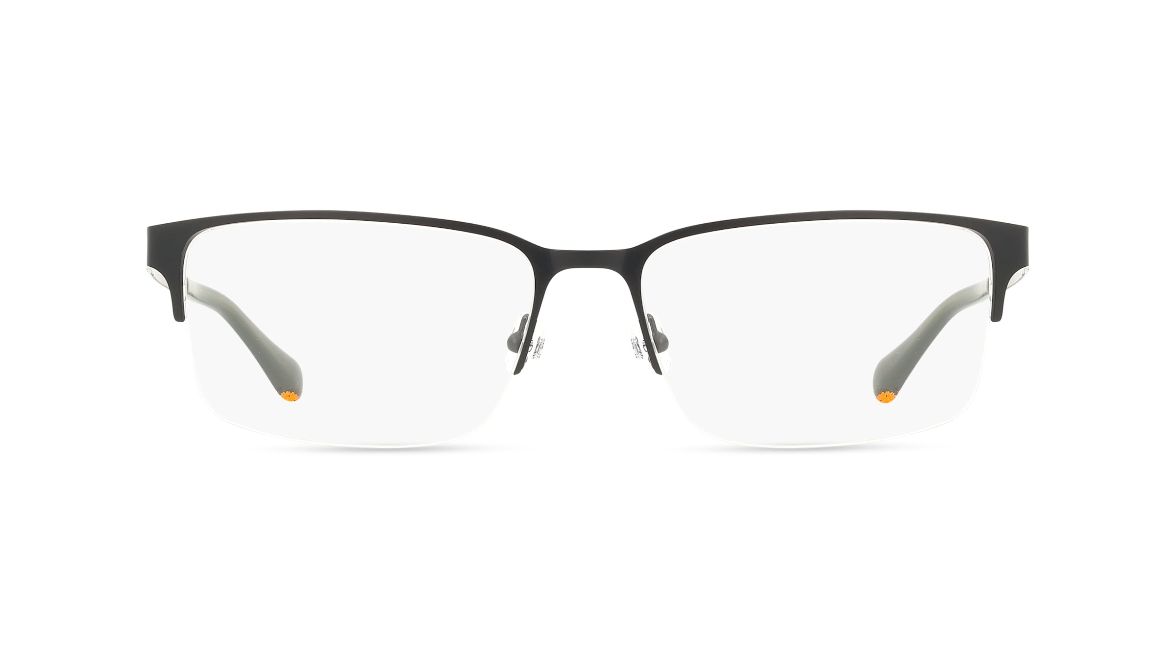 Timberland TB50037 Unisex-Brille inkl. Gläser Vollrand Eckig Metall-Gestell 64/18/155, Schwarz