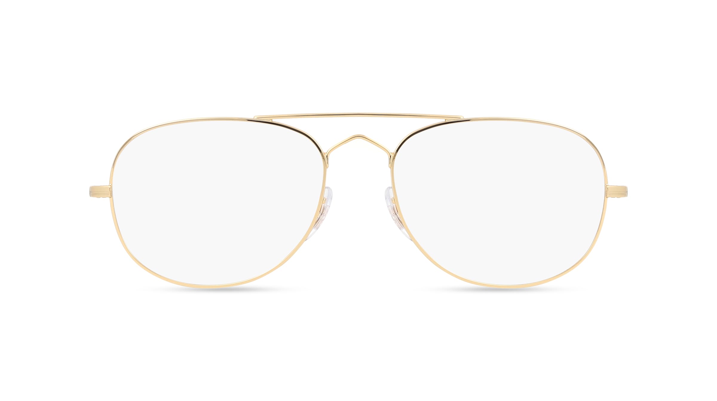 Ray-Ban VISTA RX3735V BAIN BRIDGE Damen-Brille inkl. Gläser Vollrand Pilot Metall-Gestell 55mm/17mm/140mm, gold