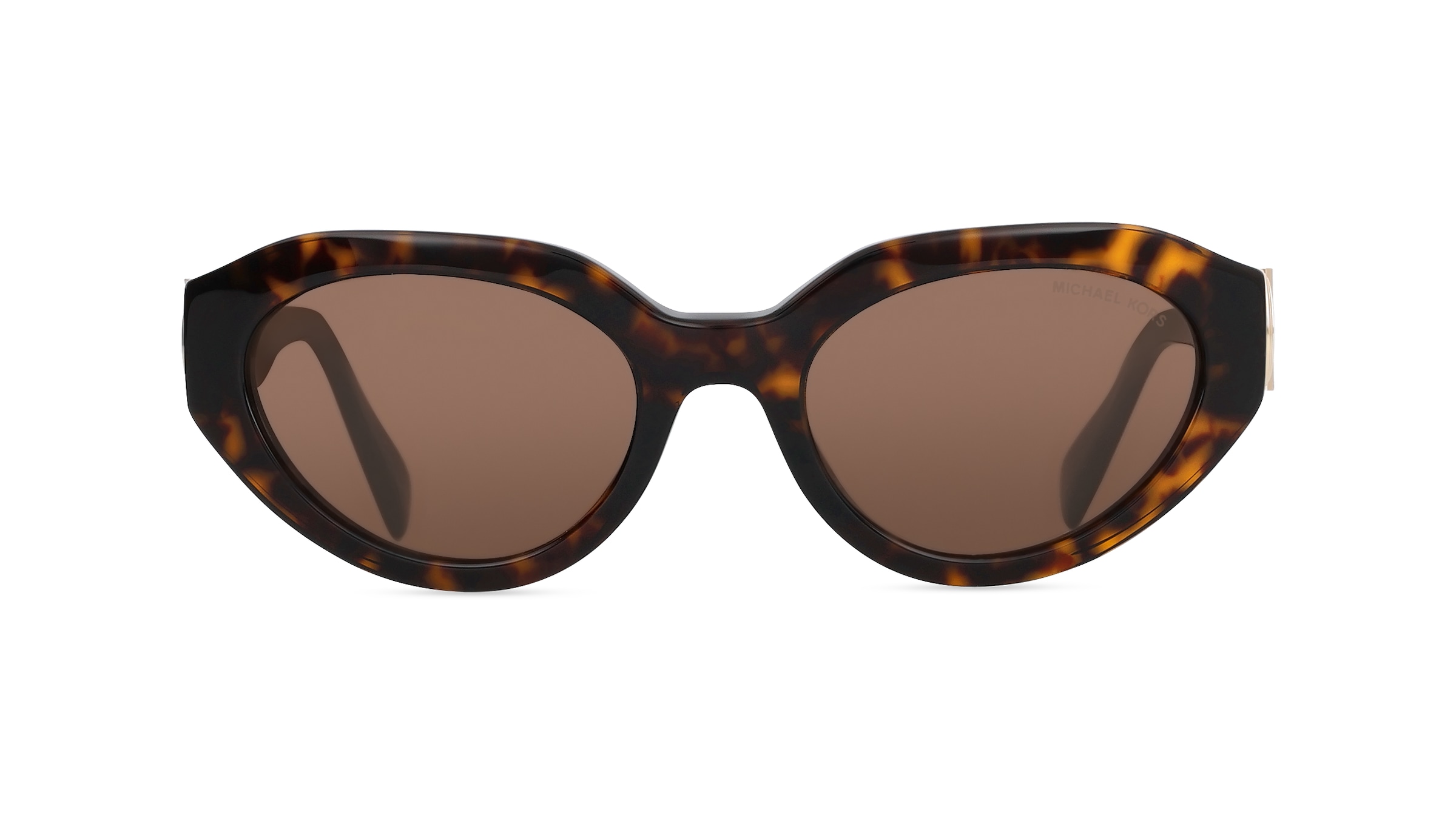 Michael Kors MK2192 Damen-Sonnenbrille Vollrand Oval Acetat-Gestell, braun