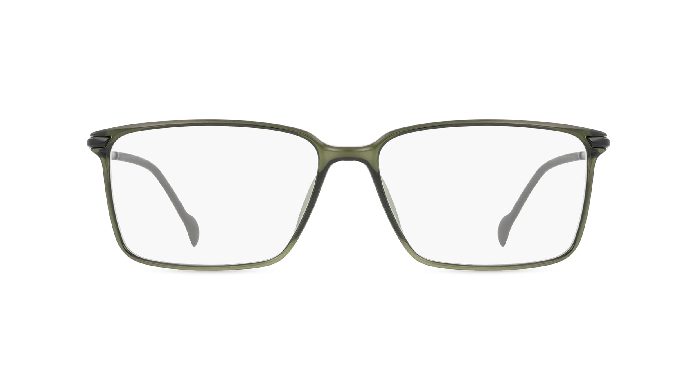 Fielmann COMFORT 123 FLEX CL Herren-Brille inkl. Gläser Vollrand Eckig TR90-Gestell 54mm/14mm/140mm, grün