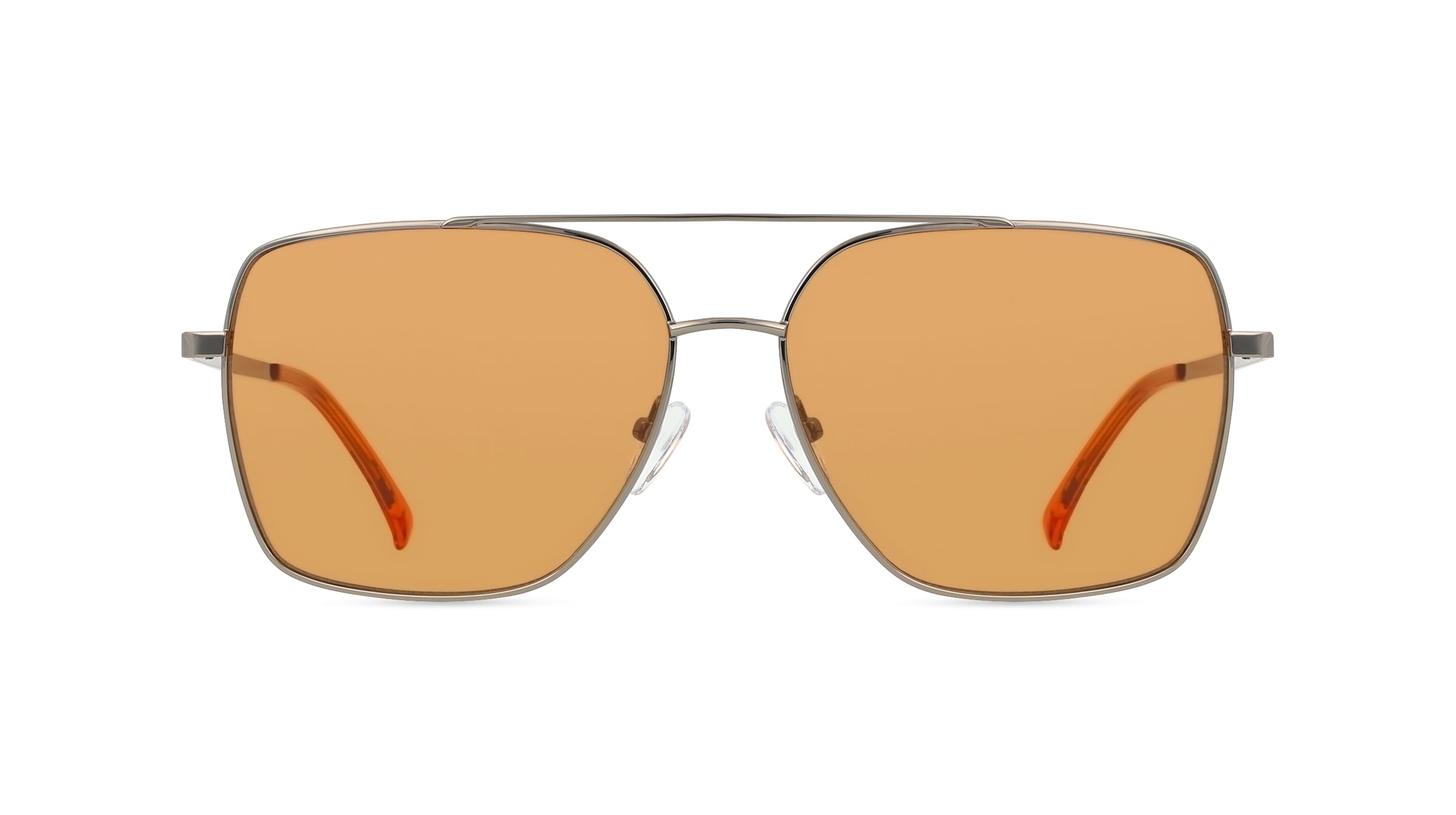 Fielmann BD 557 SUN FA VIKTOR Herren-Sonnenbrille Vollrand Eckig Edelstahl-Gestell, grau