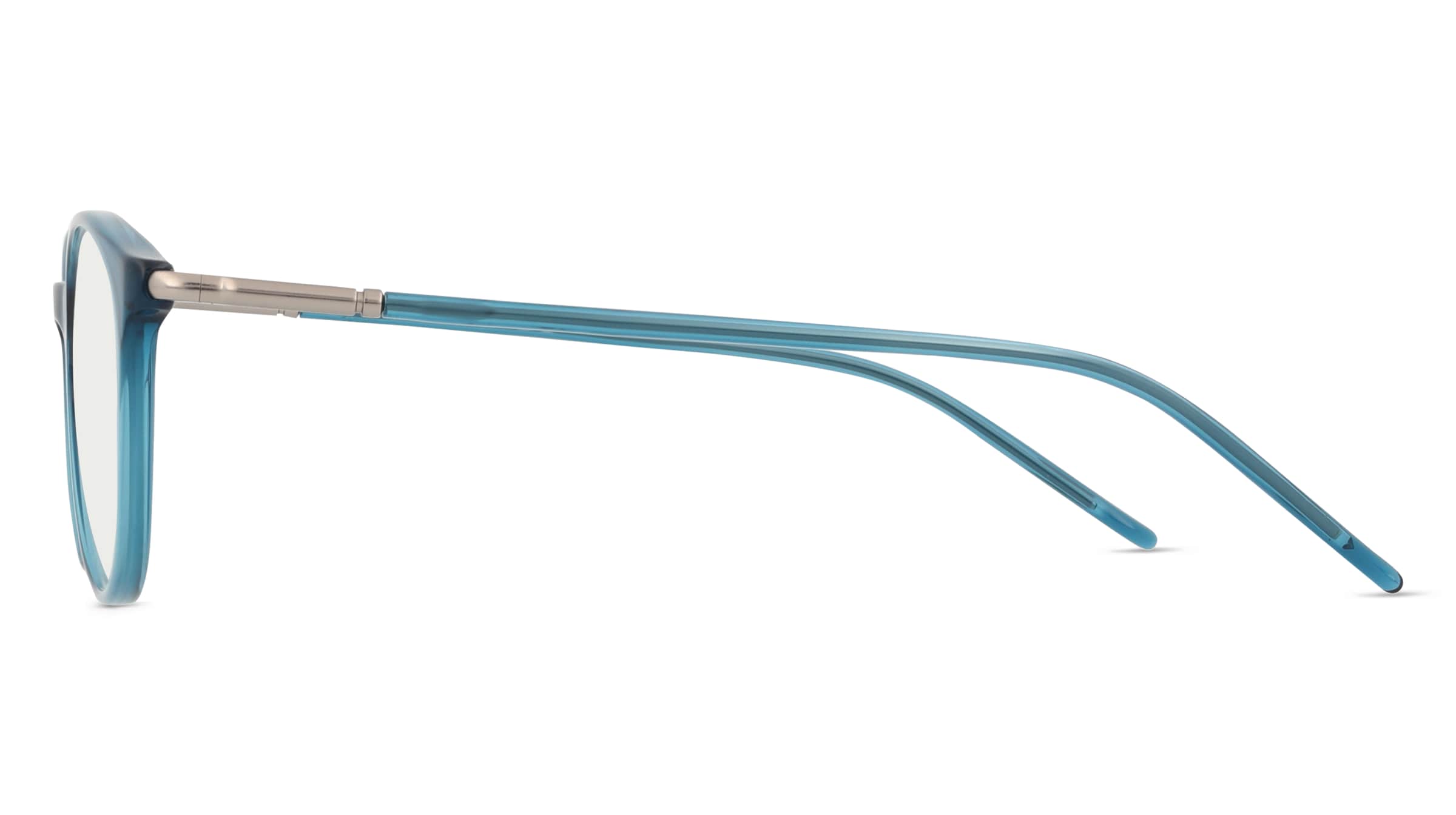 Thumbnail - Fielmann LN 039 FLEX CL Unisex-Brille inkl. Gläser Vollrand Panto Acetat-Gestell 48/19/140, blau